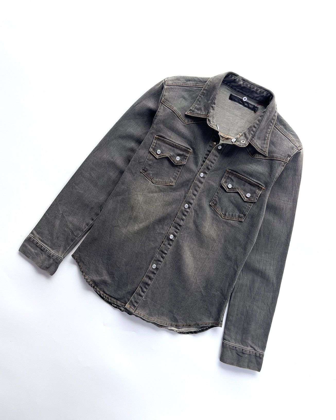 Schlussel Schlüssel Western Denim Shirt Size US S / EU 44-46 / 1 - 2 Thumbnail