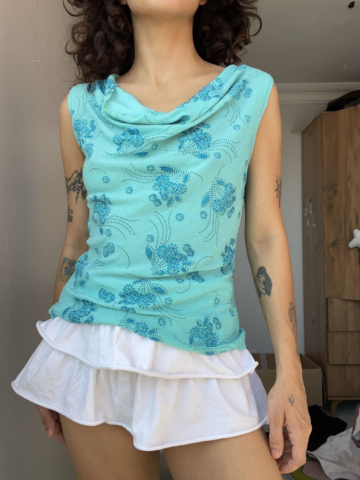Vintage y2k blouse Size M / US 6-8 / IT 42-44 - 2 Thumbnail