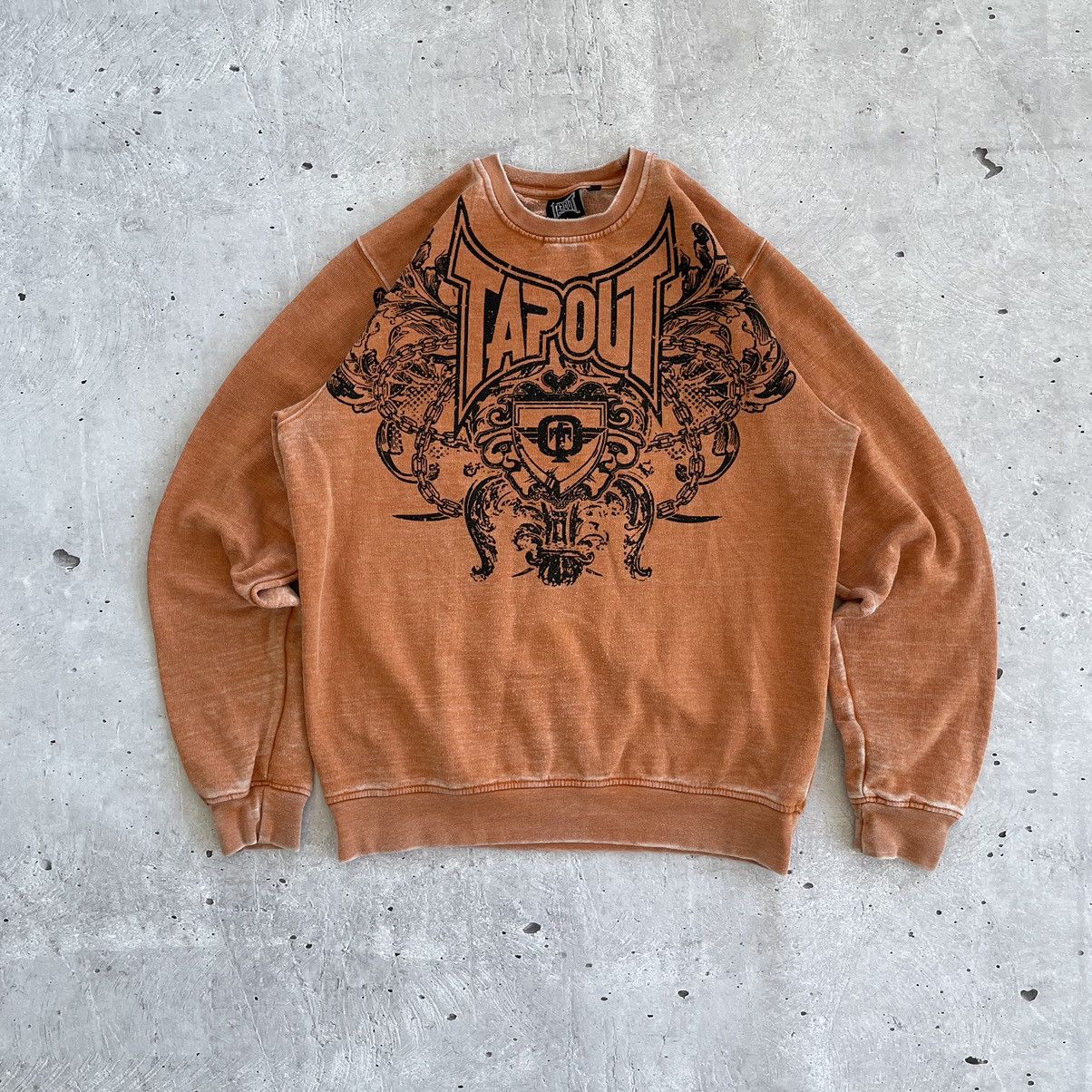 Tapout × Vintage Vintage Tapout Distressed Long sleeve T-shirt y2k hype Size US XL / EU 56 / 4 - 1 Thumbnail