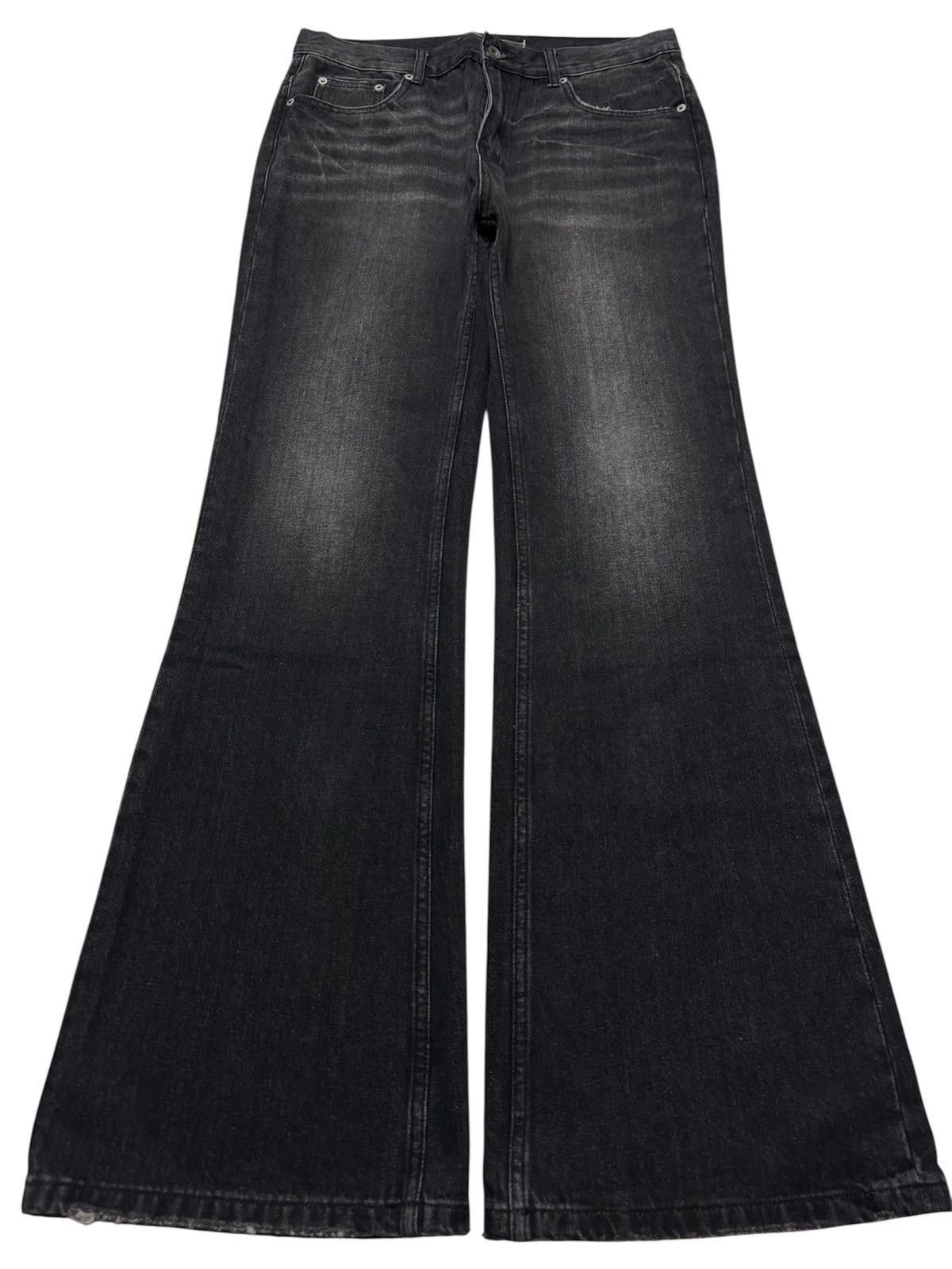 Beauty Beast 💥MEGA FLARED SICK💥CRINS RUSTY MUDWASH BAGGY BOOTCUT JEANS Size US 33 - 1 Thumbnail