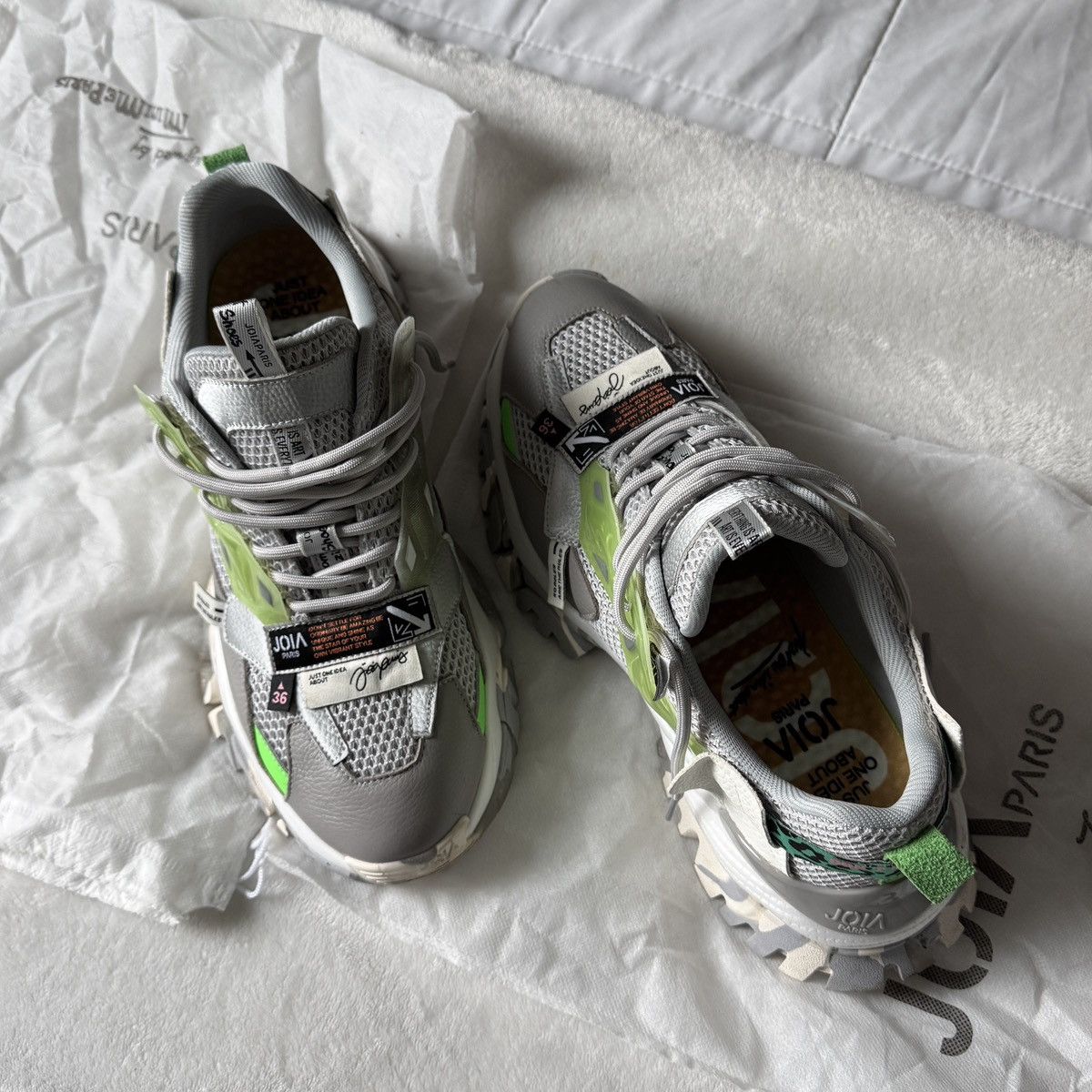 Other Joia Paris Grey Sneakers Size US 10 / EU 43 - 10 Thumbnail