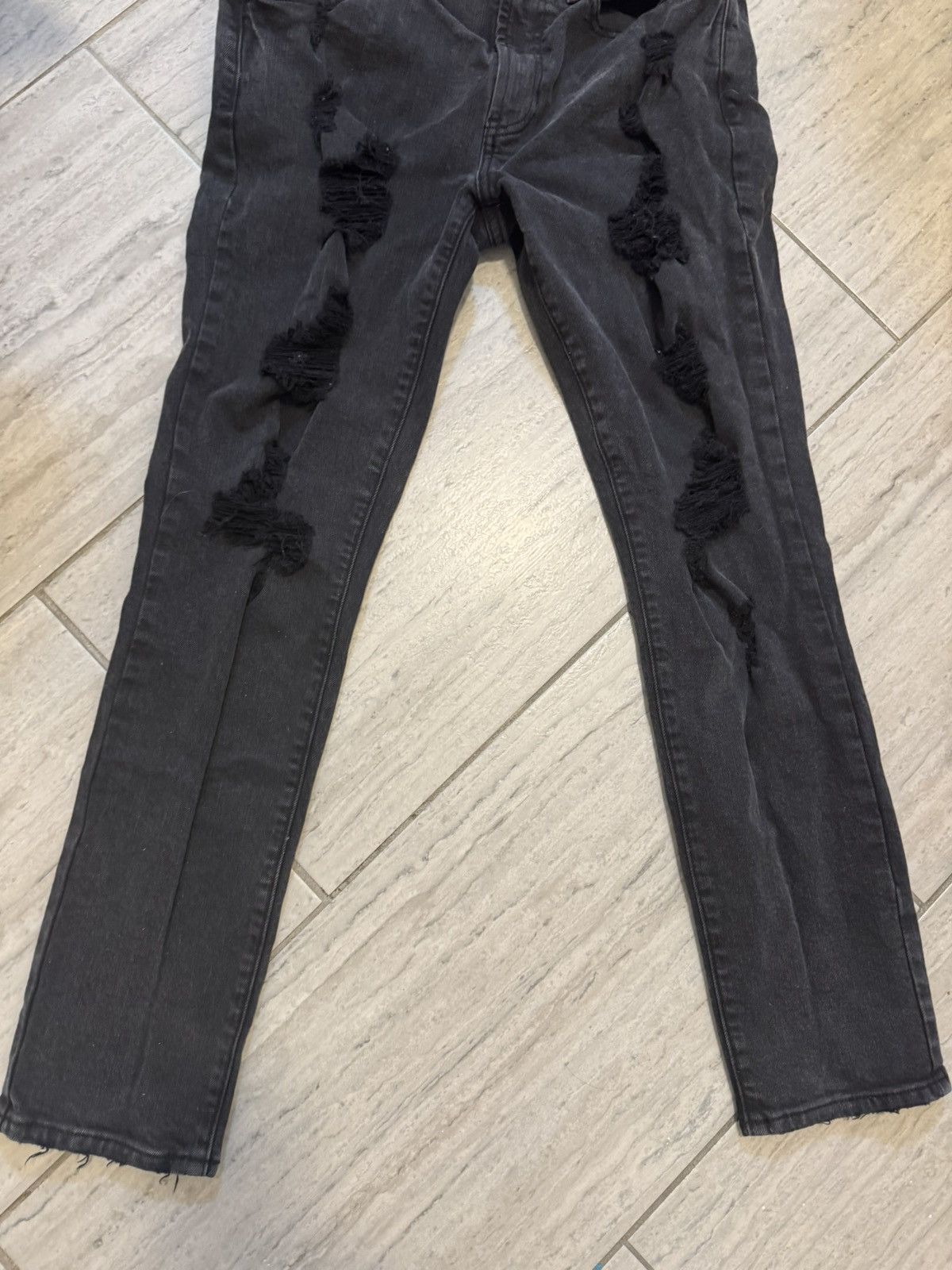 Pacsun pac-sun skinny ripped jeans Size US 32 / EU 48 - 1 Thumbnail