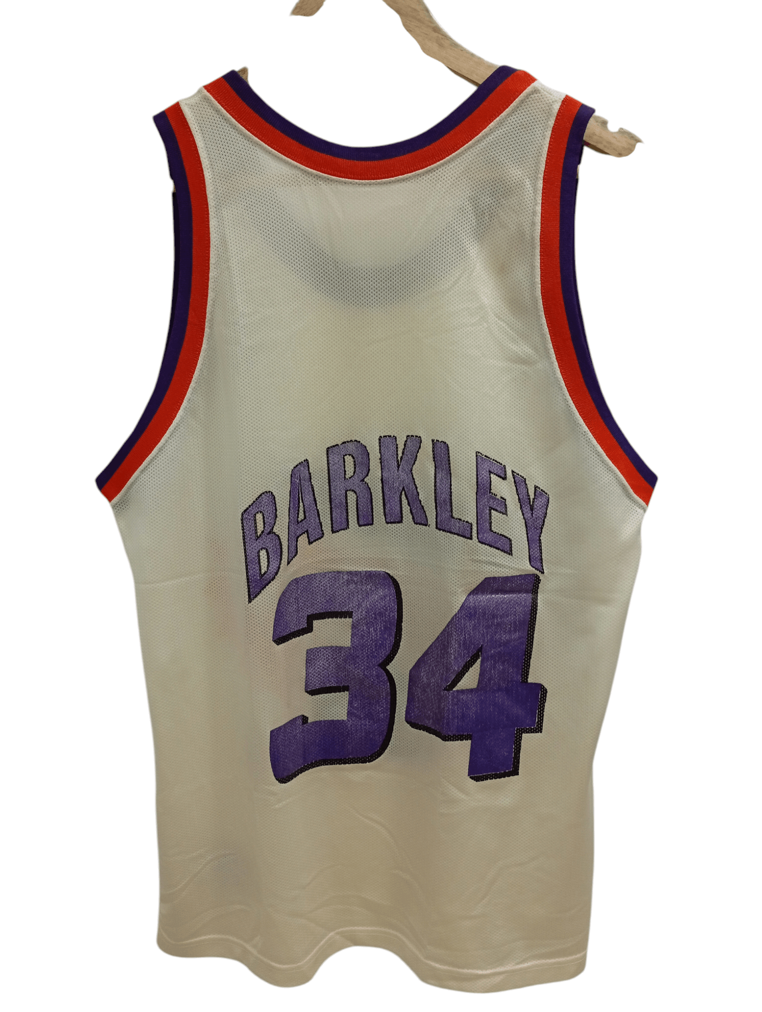 Champion × Vintage 🔥🔥Vintage Champion Phoenix Suns Charles Barkley 34 Jersey Size US M / EU 48-50 / 2 - 20 Thumbnail