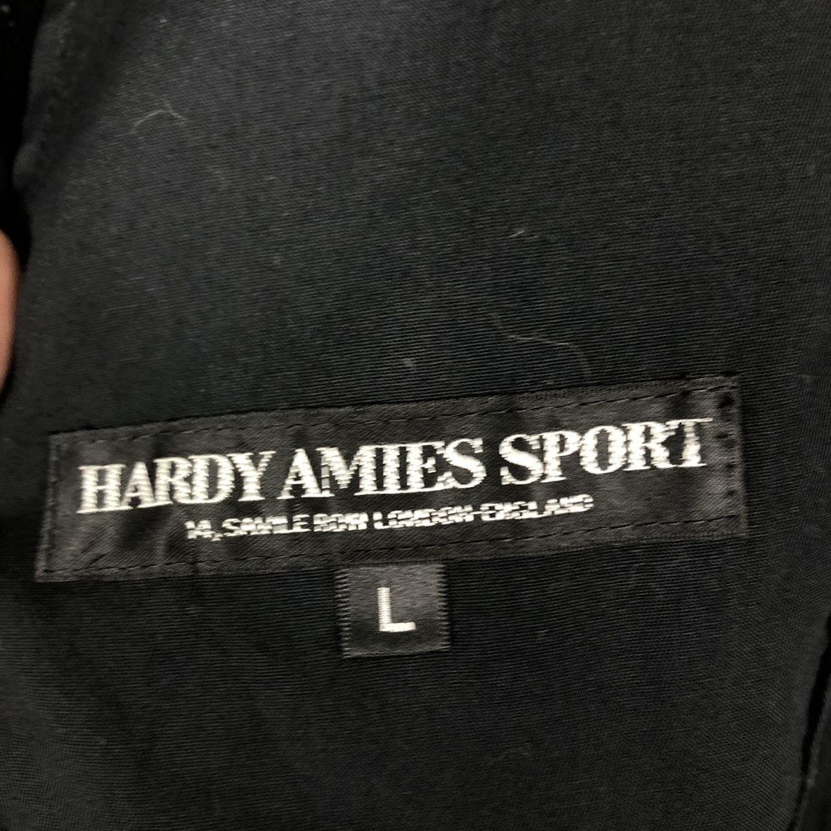 Japanese Brand 🔥Vintage Bomber Jacket Hardy Amies Big Logo Issey Miyake Size US L / EU 52-54 / 3 - 16 Thumbnail