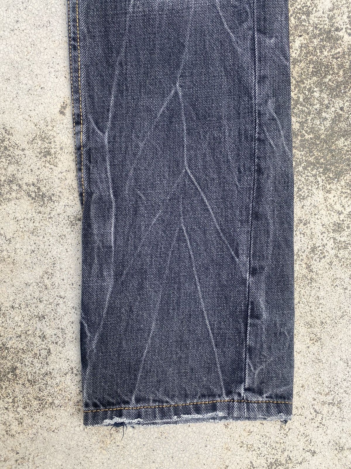 If Six Was Nine Japanese Brand Semantic Clawmark Straightcut Denim Jeans Size US 31 - 11 Thumbnail