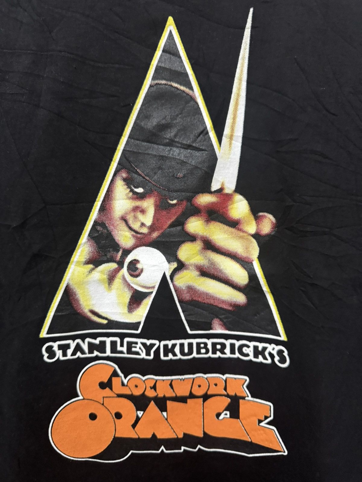 Vintage Clockwork Orang Movie By Stanley Kubrick’s Tee Size US M / EU 48-50 / 2 - 2 Thumbnail