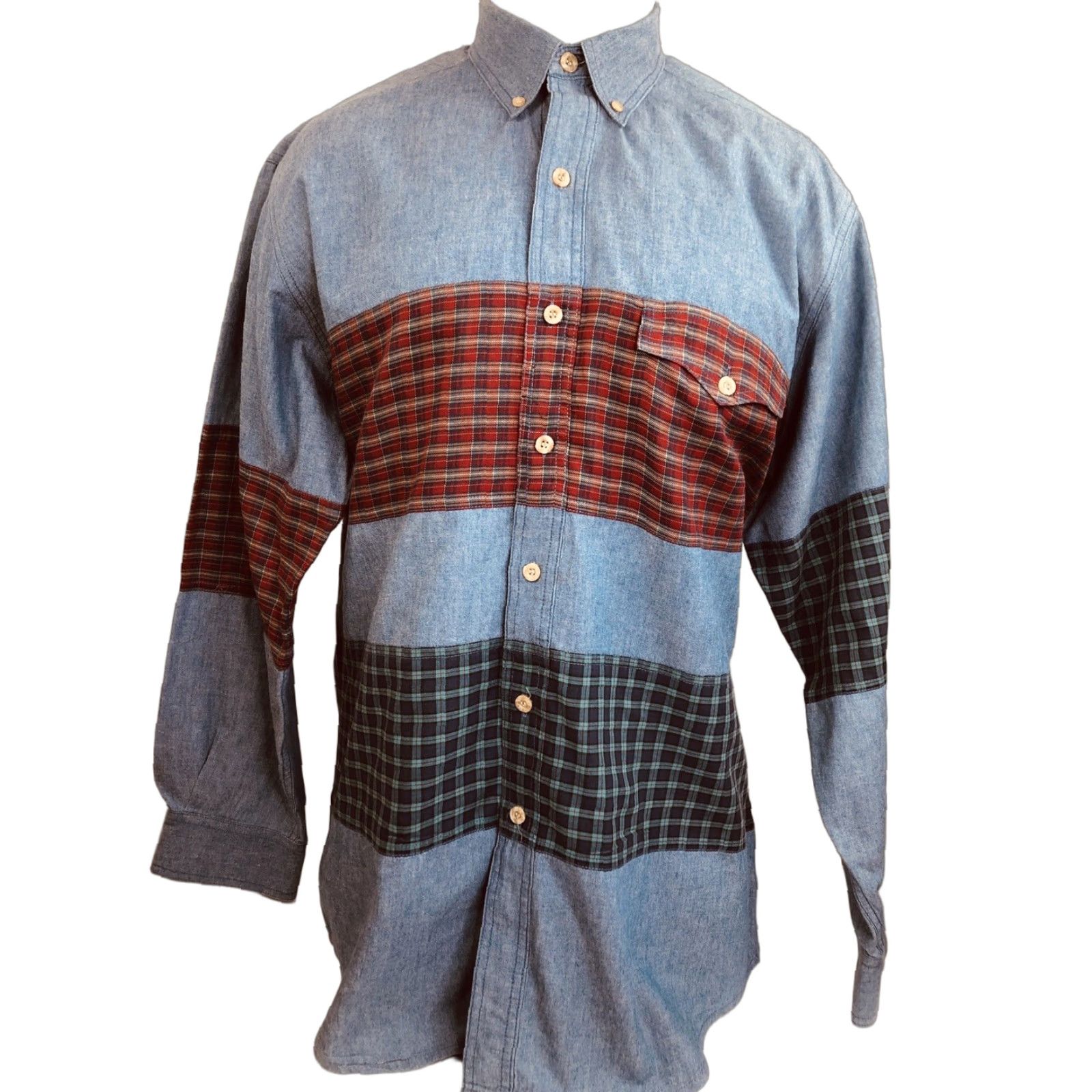 Roper Roper Western Rockabilly Mens L Shirt Size US L / EU 52-54 / 3 - 1 Thumbnail