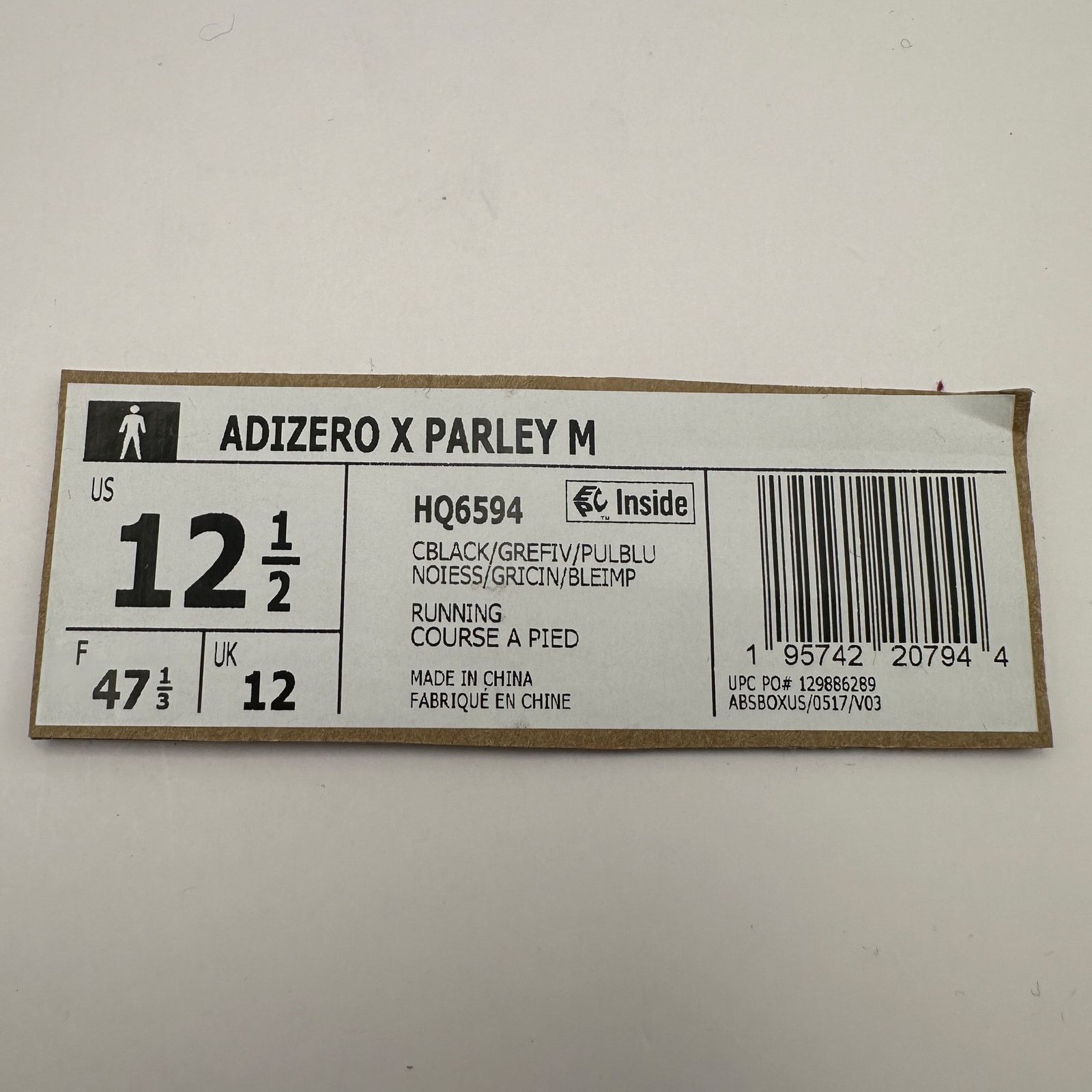 Adidas ADIDAS Adizero x PARLEY Men's 12.5 Lightstrike Running Shoes Size US 12.5 / EU 45-46 - 6 Thumbnail