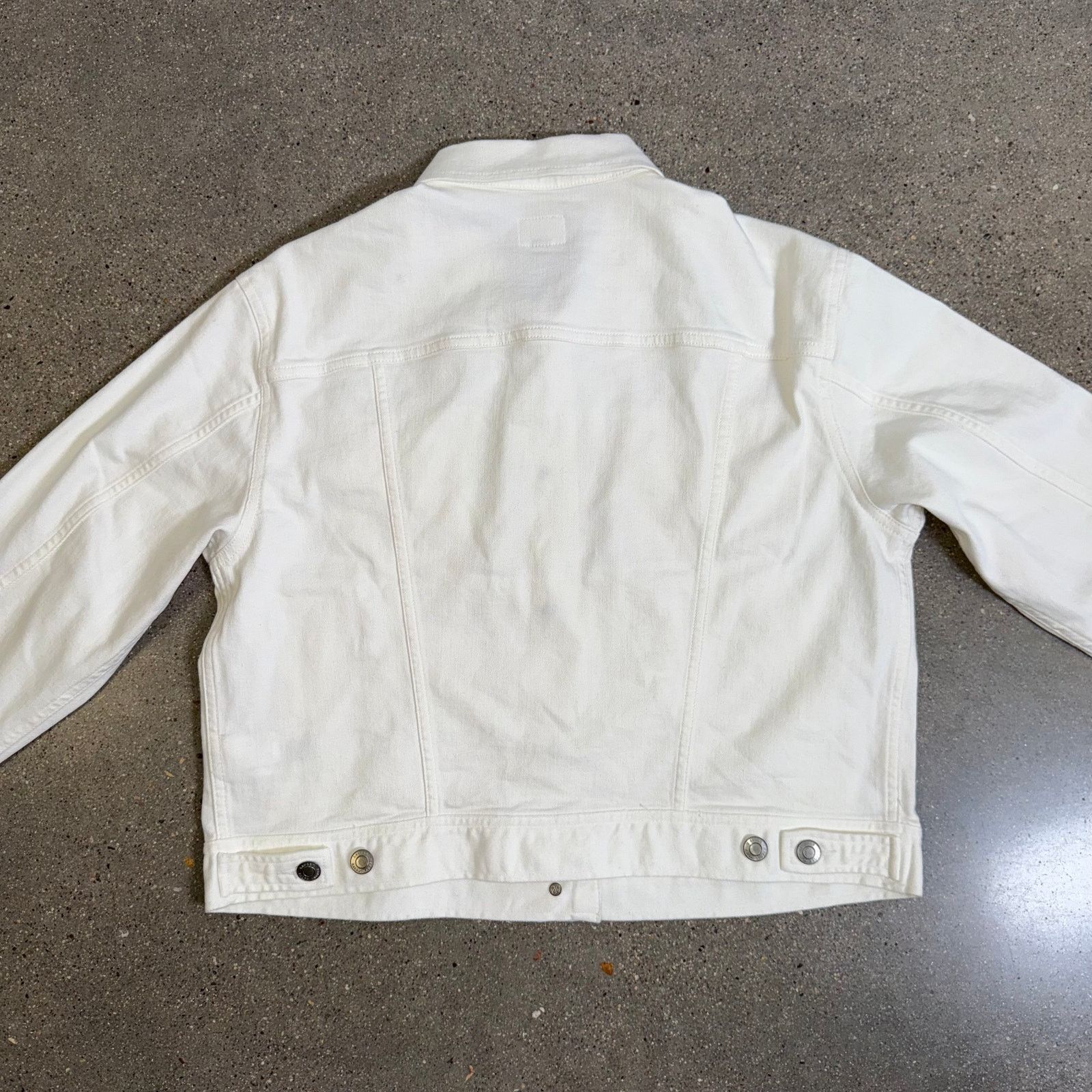 Lauren Ralph Lauren LRL Ralph Lauren White Denim Trucker Jean Jacket Women’s L Size L / US 10 / IT 46 - 11 Thumbnail