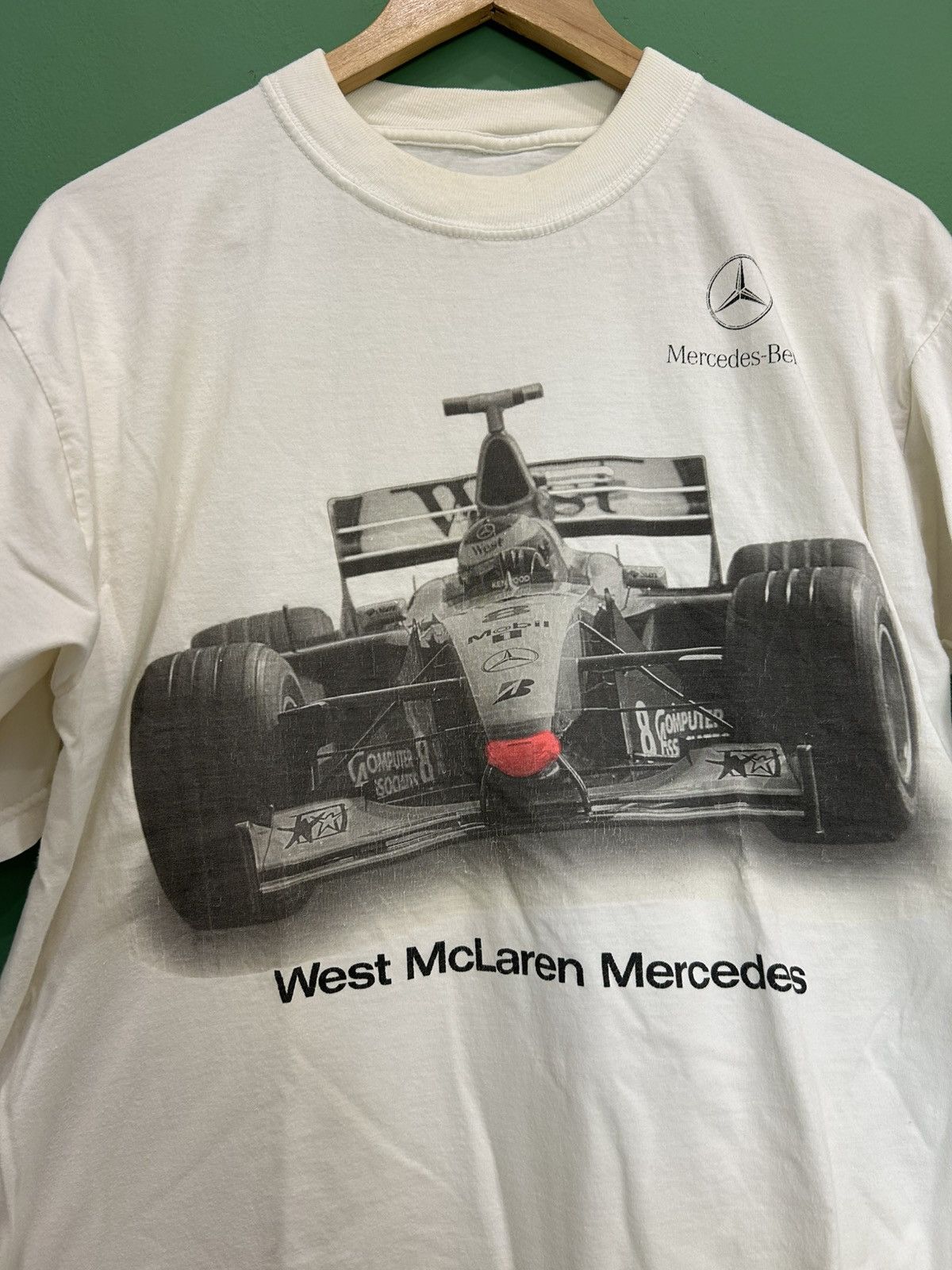 Vintage Mercedes Benz West McLaren F1 Vintage Size US M / EU 48-50 / 2 - 2 Thumbnail