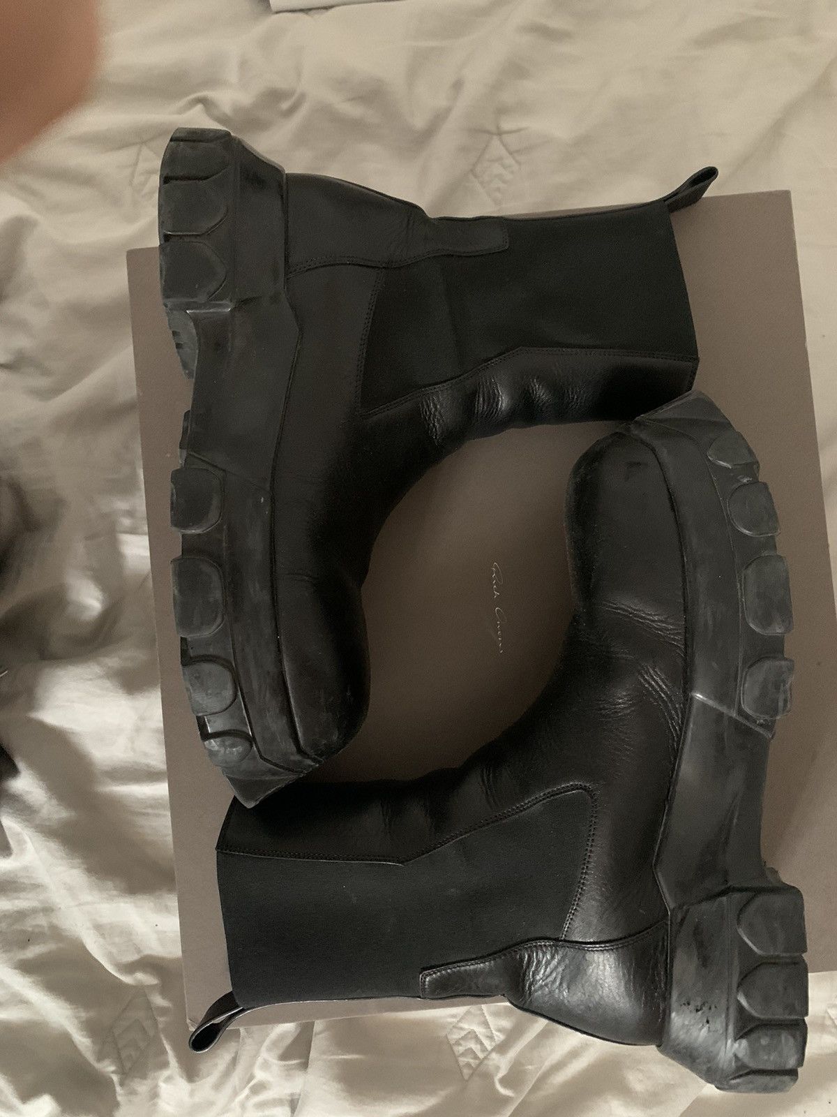 Rick owens tractor bozo boots