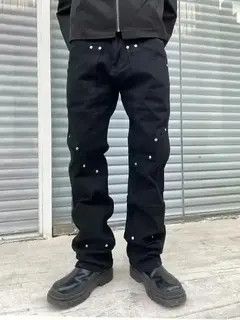 Japanese Brand Korean fashion black tie-dye pleats pants trousers Size US 30 / EU 46 - 7 Thumbnail