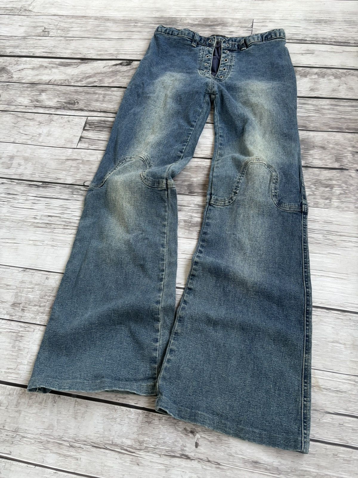 Hysteric Glamour × Japanese Brand 💥WASHED HYSTERIC GLAMOUR BALENCIAGA STYLE JAPANESE JEANS Size US 32 / EU 48 - 2 Thumbnail