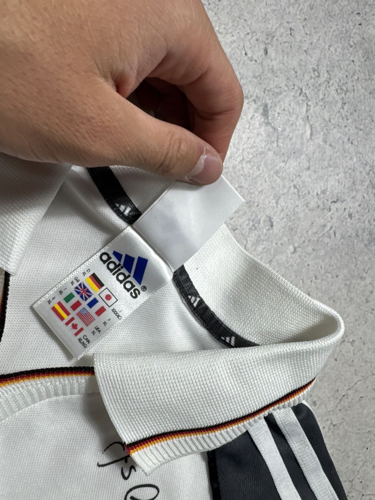 Adidas Adidas Germany Team 2000/2002 Vintage Soccer Jersey Size US XL / EU 56 / 4 - 11 Thumbnail