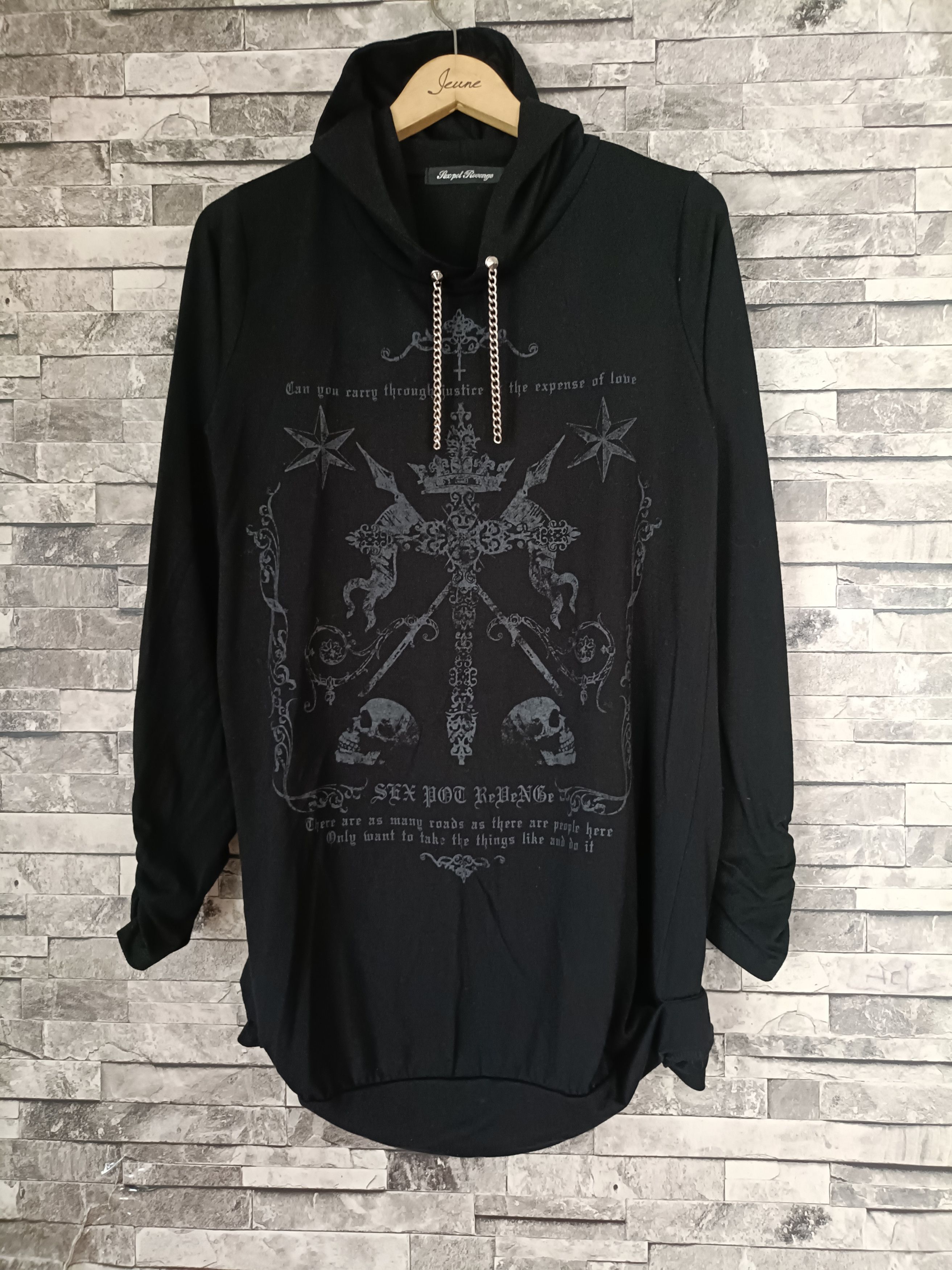 Sex Pot ReVeNGe Sex pot revenge skull visual KEI hoodie gothic punk Size M / US 6-8 / IT 42-44 - 1 Thumbnail