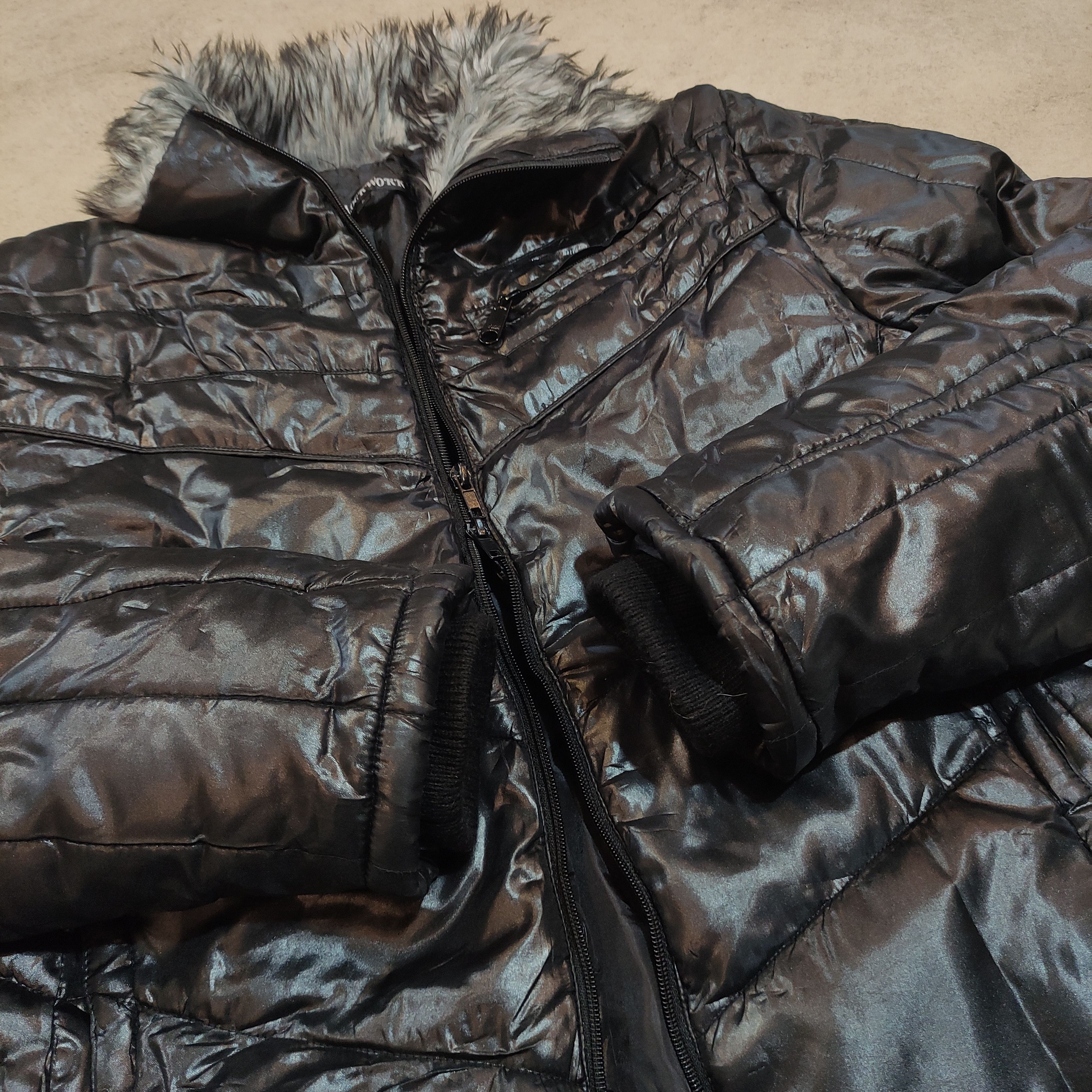 If Six Was Nine Clock Work Fur Bikers Jacket — 2000s style Tornado Mart Size US L / EU 52-54 / 3 - 9 Thumbnail