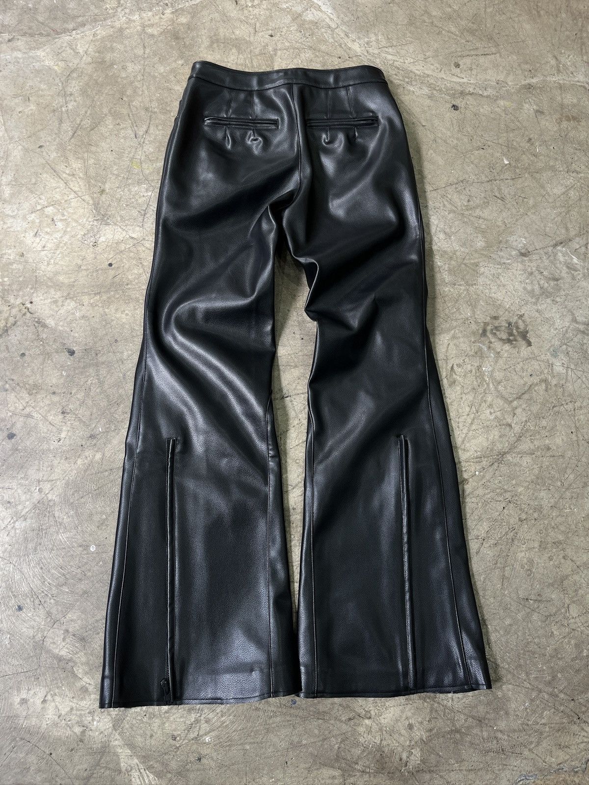 Other KHY Faux Leather Wide Leg Pants (unisex) Size US 31 - 13 Thumbnail