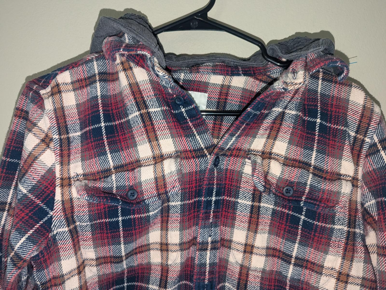 American Eagle Outfitters Vintage American Eagle Hooded Plaid Flannel Shirt - Size S Size US S / EU 44-46 / 1 - 2 Thumbnail