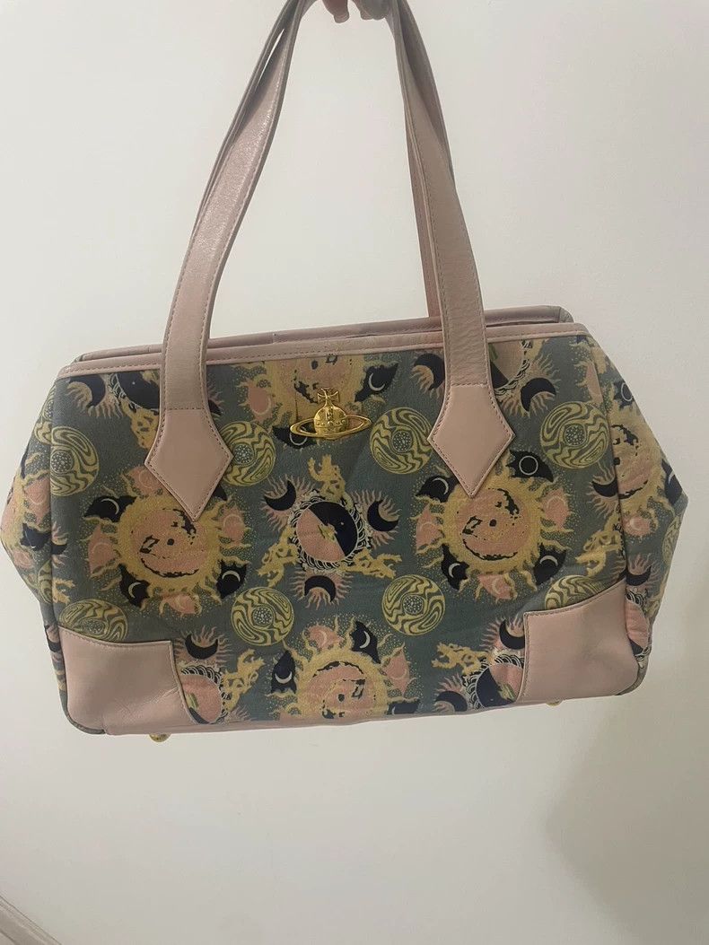 Vivienne Westwood Vivienne Westwood size os Pink and blue sunflower handbag Size ONE SIZE - 1 Thumbnail
