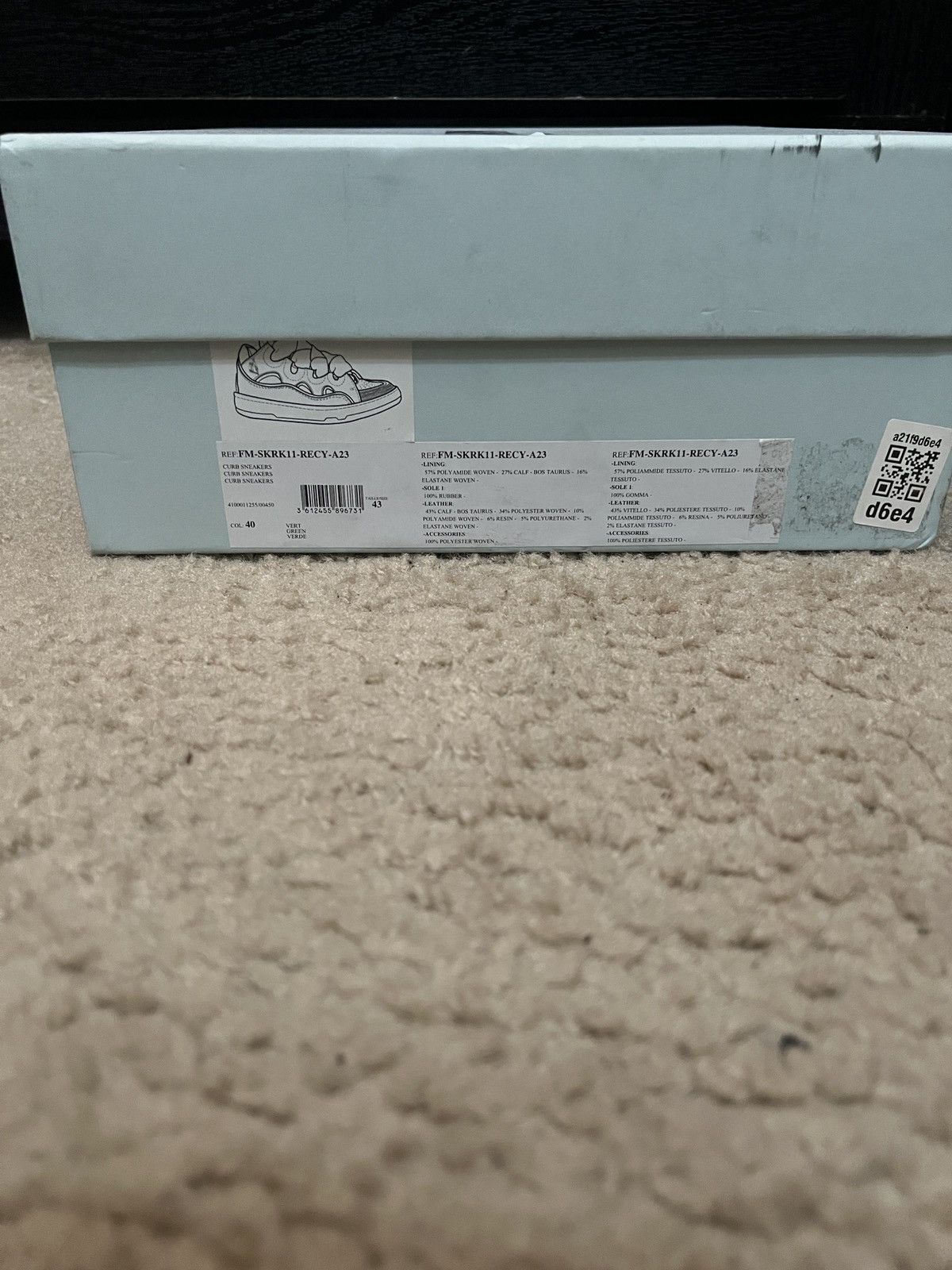 Lanvin Lanvin Curb Sneaker “Green” Size US 10 / EU 43 - 6 Thumbnail