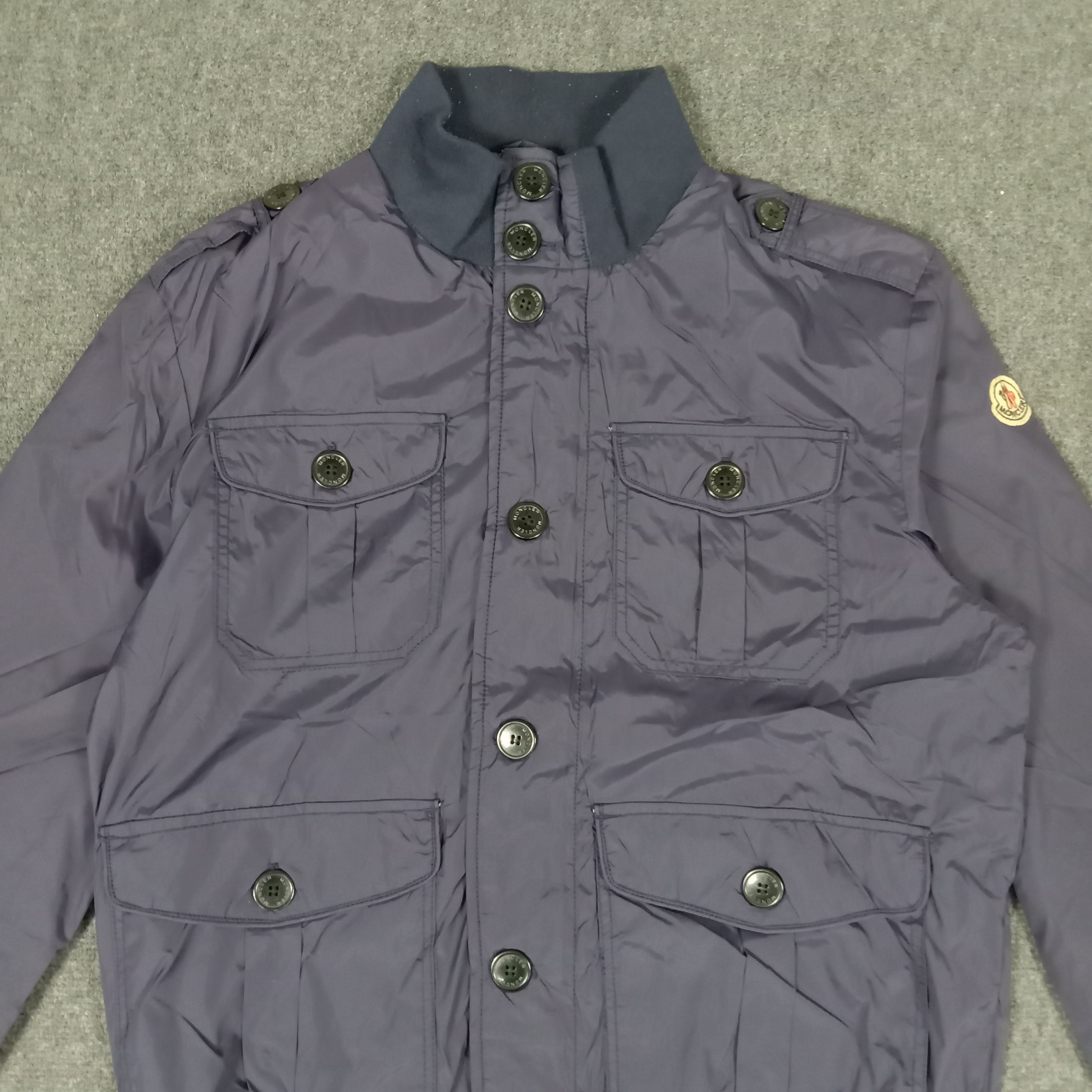 Vintage Italian Brand Moncler Windbreaker Button Jacket Size US M / EU 48-50 / 2 - 2 Thumbnail