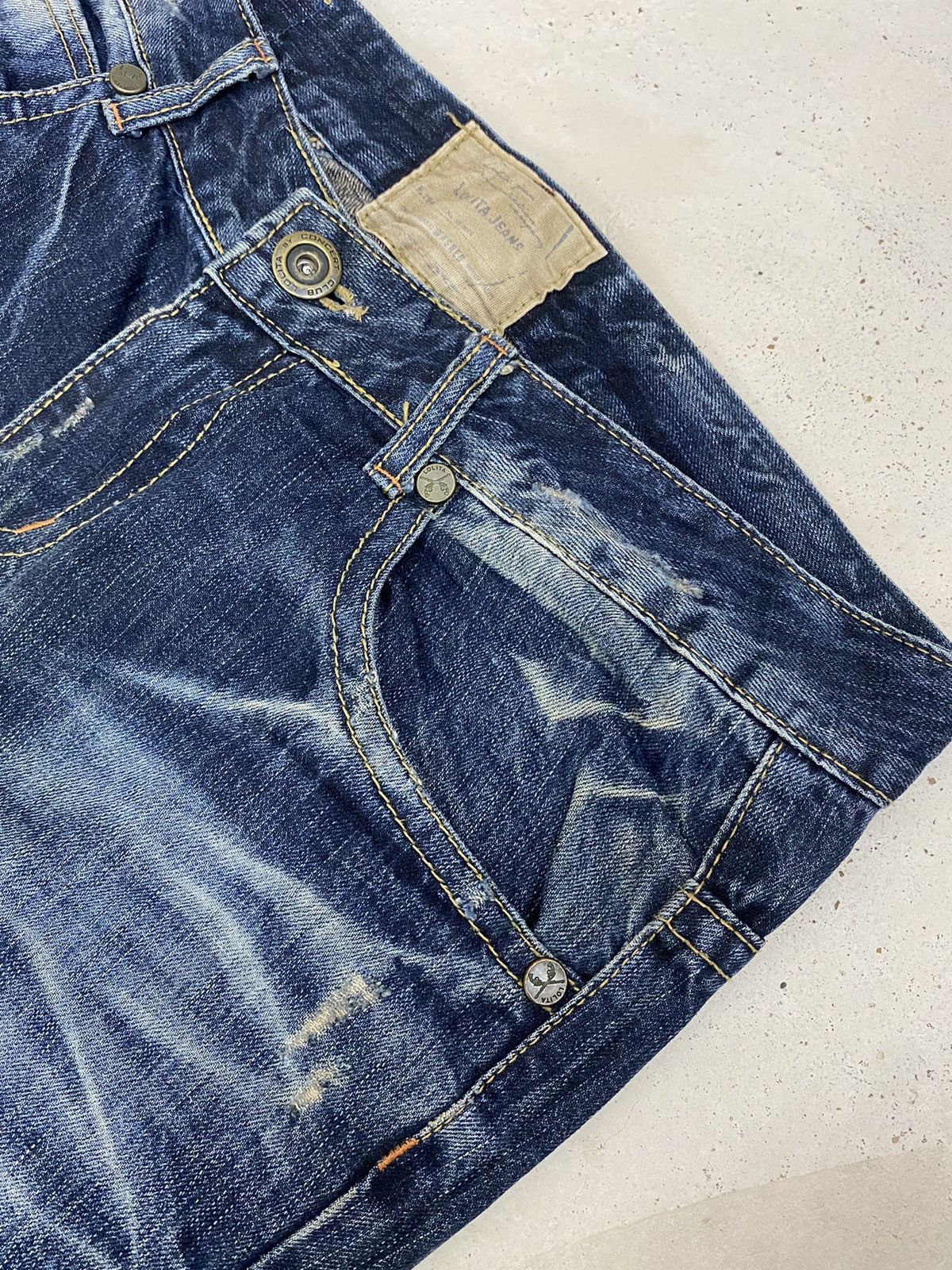 If Six Was Nine × Japanese Brand × Le Grande Bleu (L.G.B.) Lolita Japan Yoshimoto Nara Whisker Washed Zipper Pocket Size US 34 / EU 50 - 6 Thumbnail