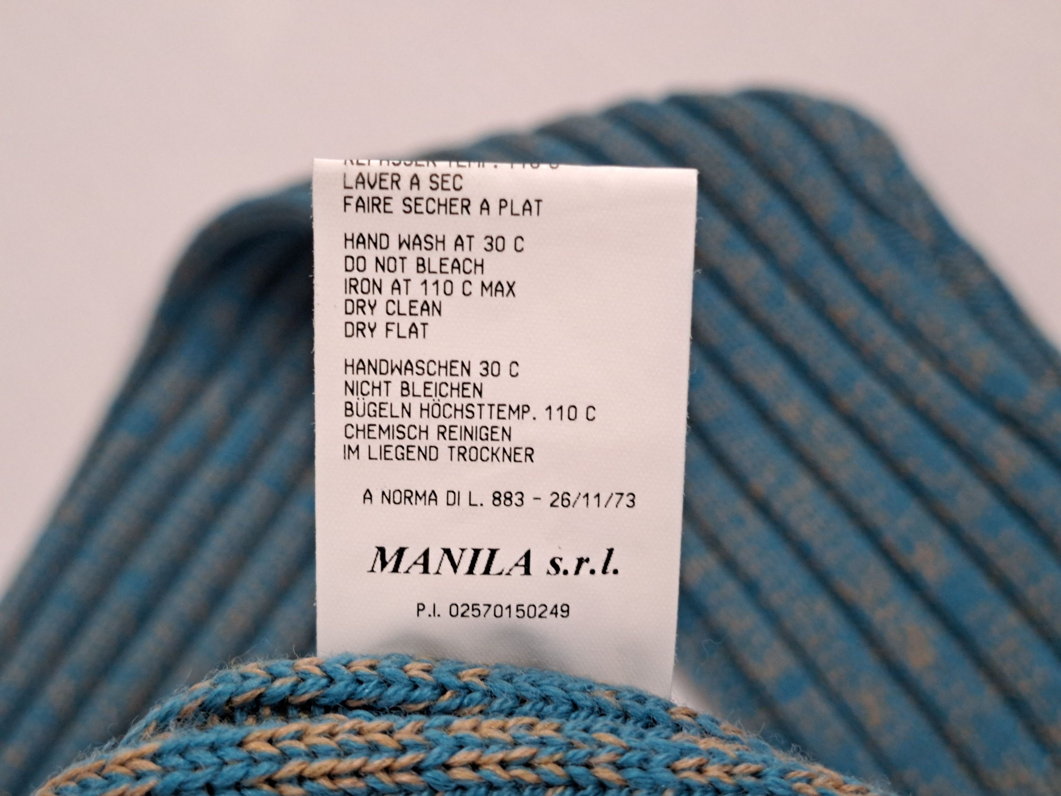 Grifoni Mauro Grifoni merino wool sweater. Size 48IT Size US S / EU 44-46 / 1 - 7 Thumbnail