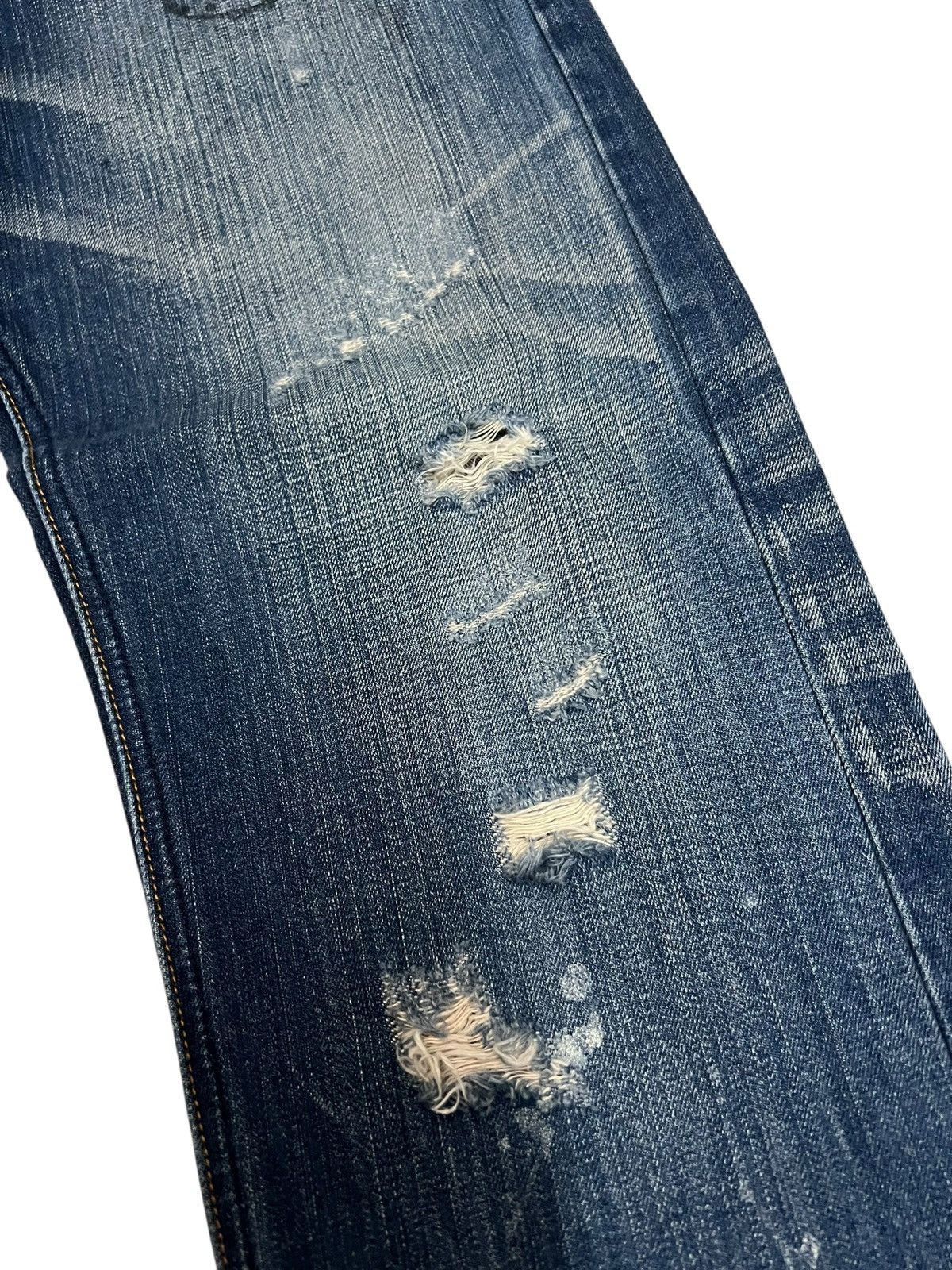 A.P.C. Vintage A.P.C Clawmark Selvedge Distressed Denim Jean Size US 34 / EU 50 - 5 Thumbnail