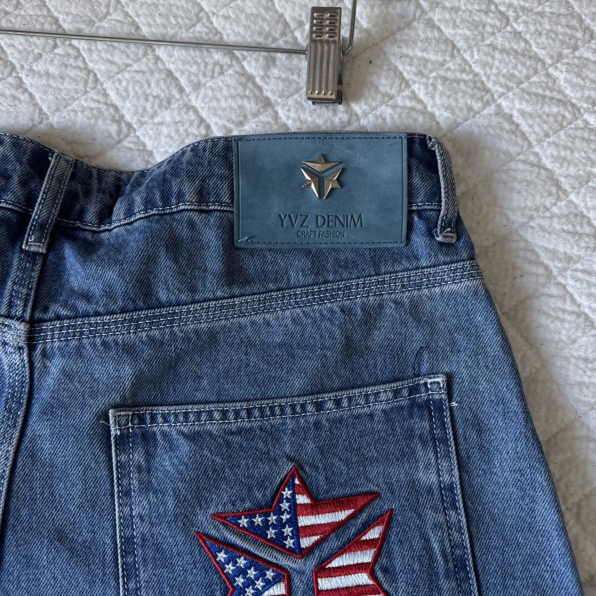 Other YVZ Baggy Jean Shorts Size US 32 / EU 48 - 2 Thumbnail