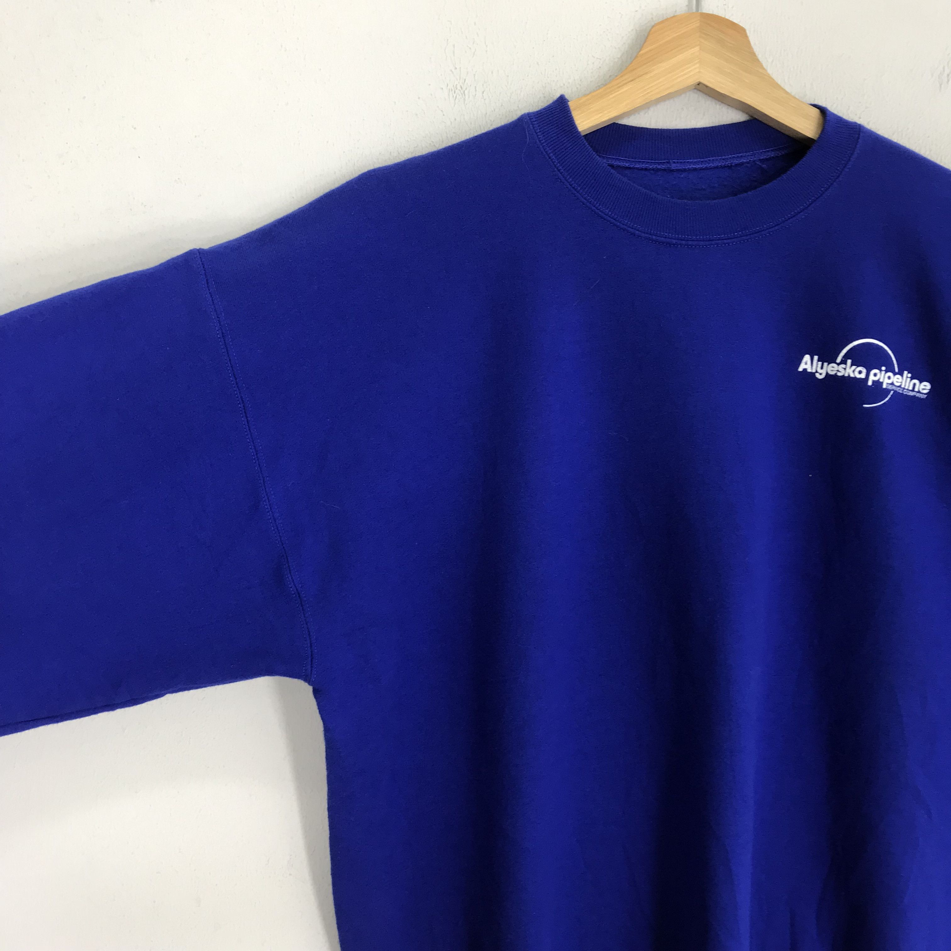 Hanes vintage blue sweatshirt hanes - 256 Size US L / EU 52-54 / 3 - 4 Thumbnail