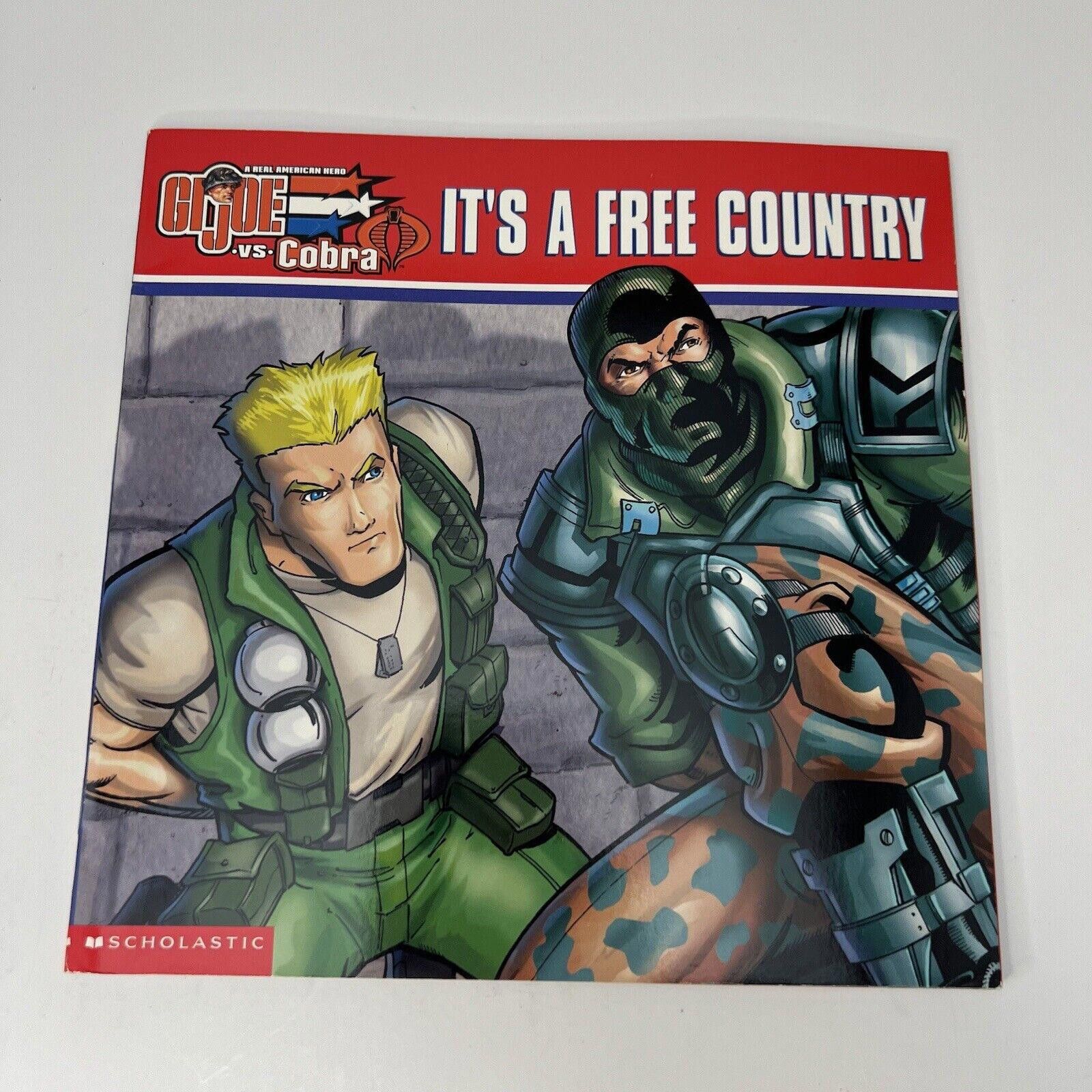 Designer G.I. Joe vs. Cobra: It's A Free Country Book Scholastic 2004 Size ONE SIZE - 3 Thumbnail
