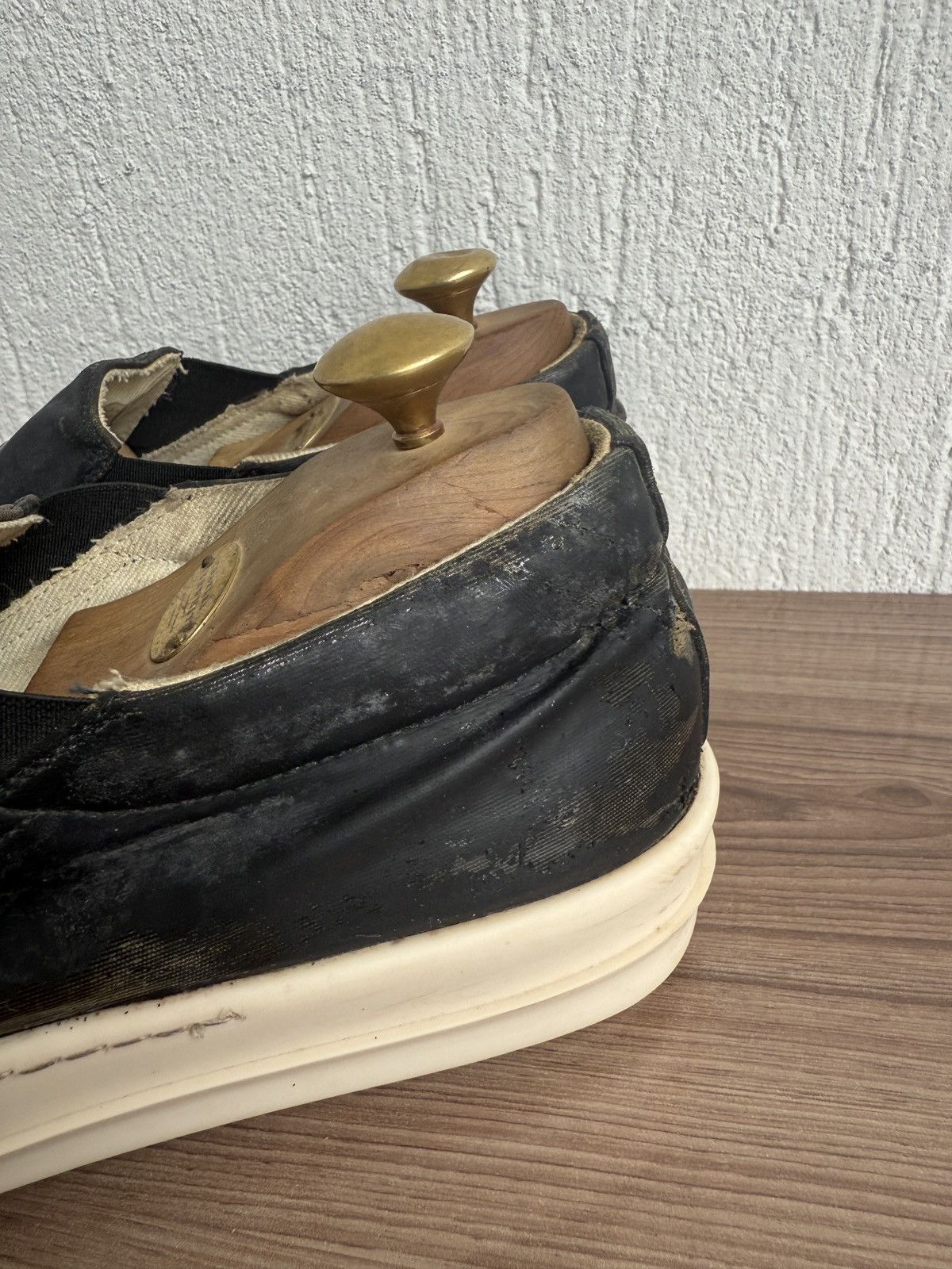 Rick Owens Drkshdw Matte leather boat slip-ons Size US 10 / EU 43 - 8 Thumbnail