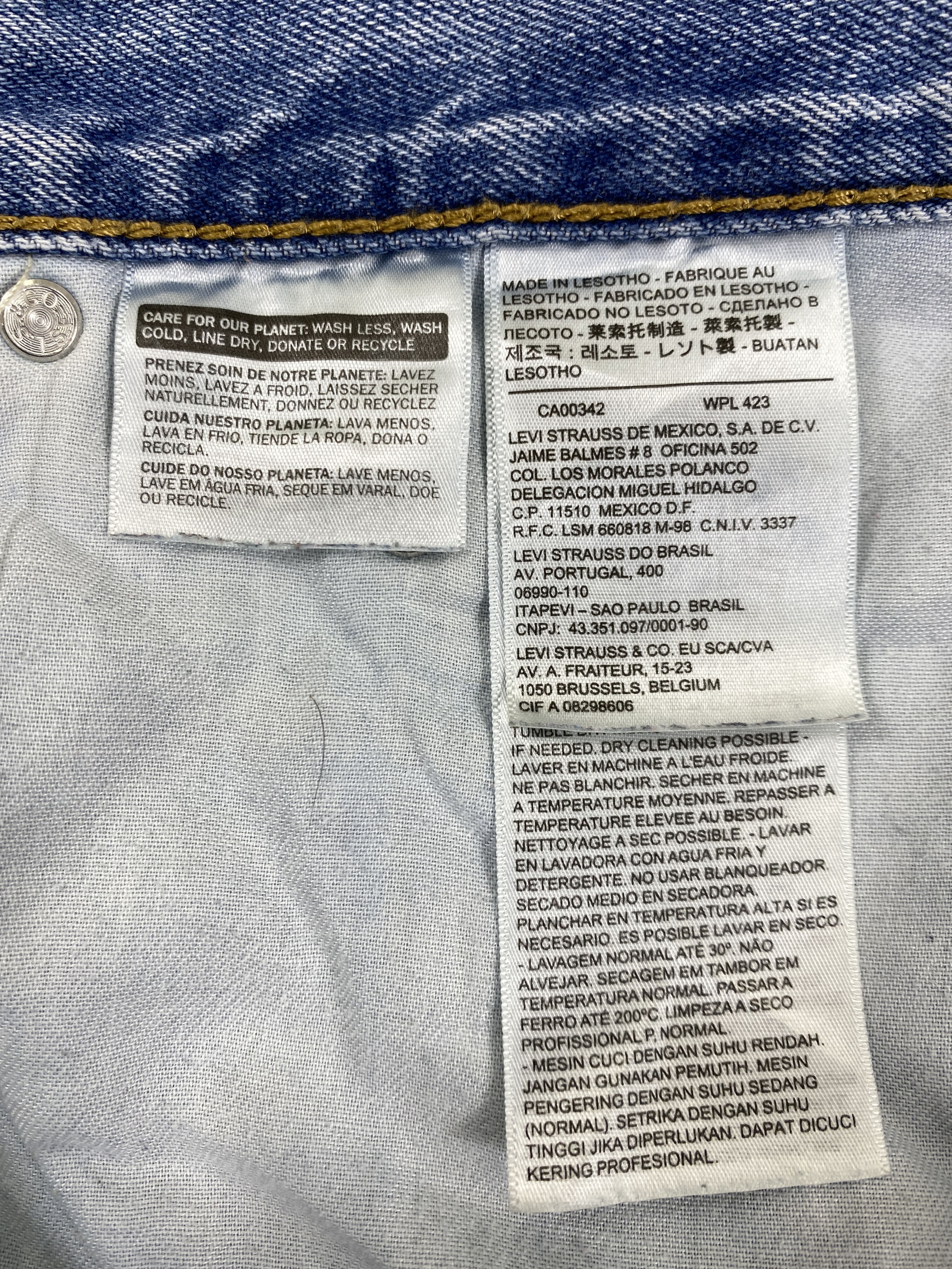 Levi's Mid Blue Vintage Levi's 550 Jeans 38x31.5 Denim -SJ010 Size US 38 / EU 54 - 9 Thumbnail