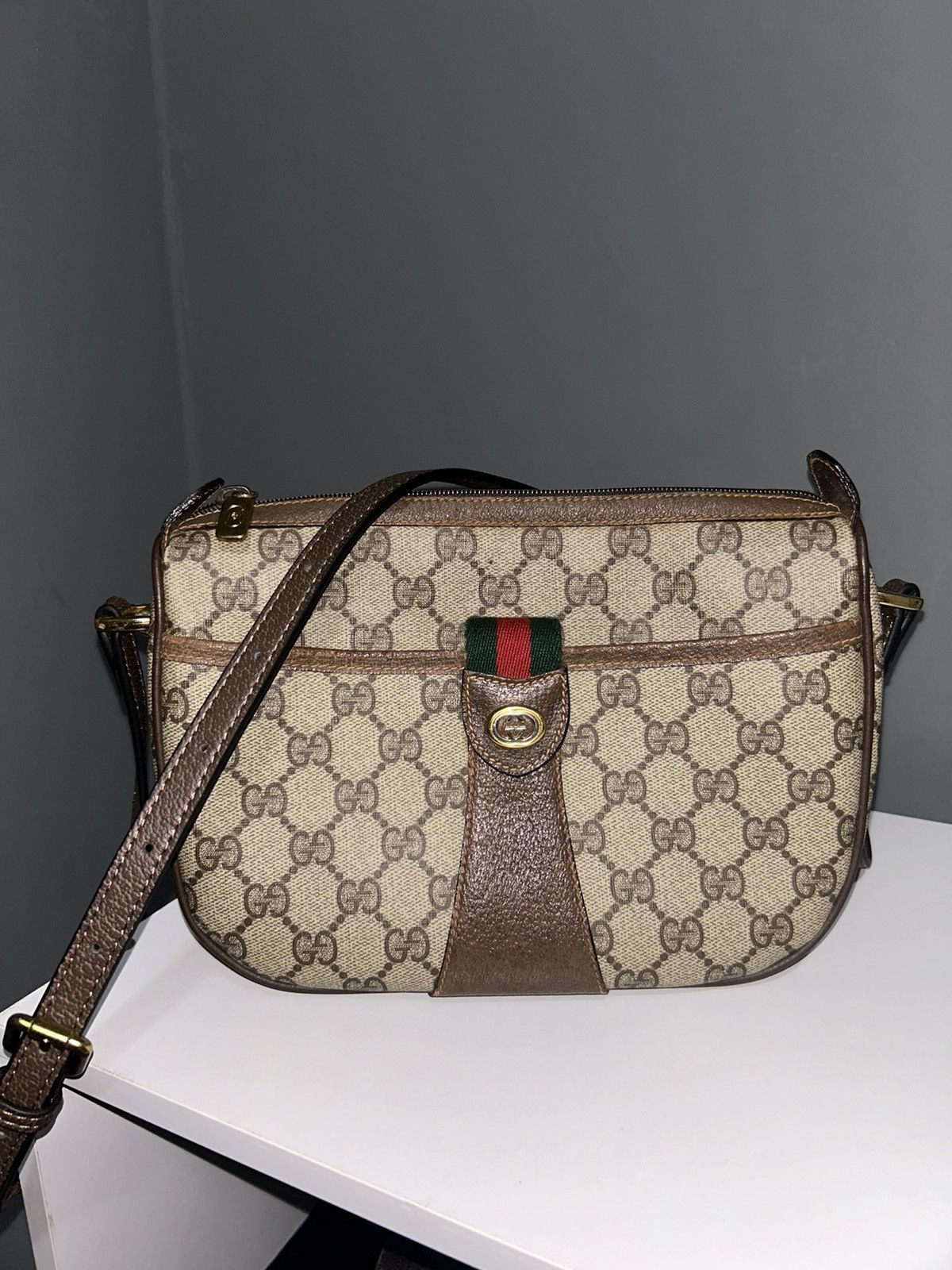 【正規品】GUCCI tg2thai GUCCI/グッチ】マイクロGG 2way ボストンバッグ レッド｜ヴァル