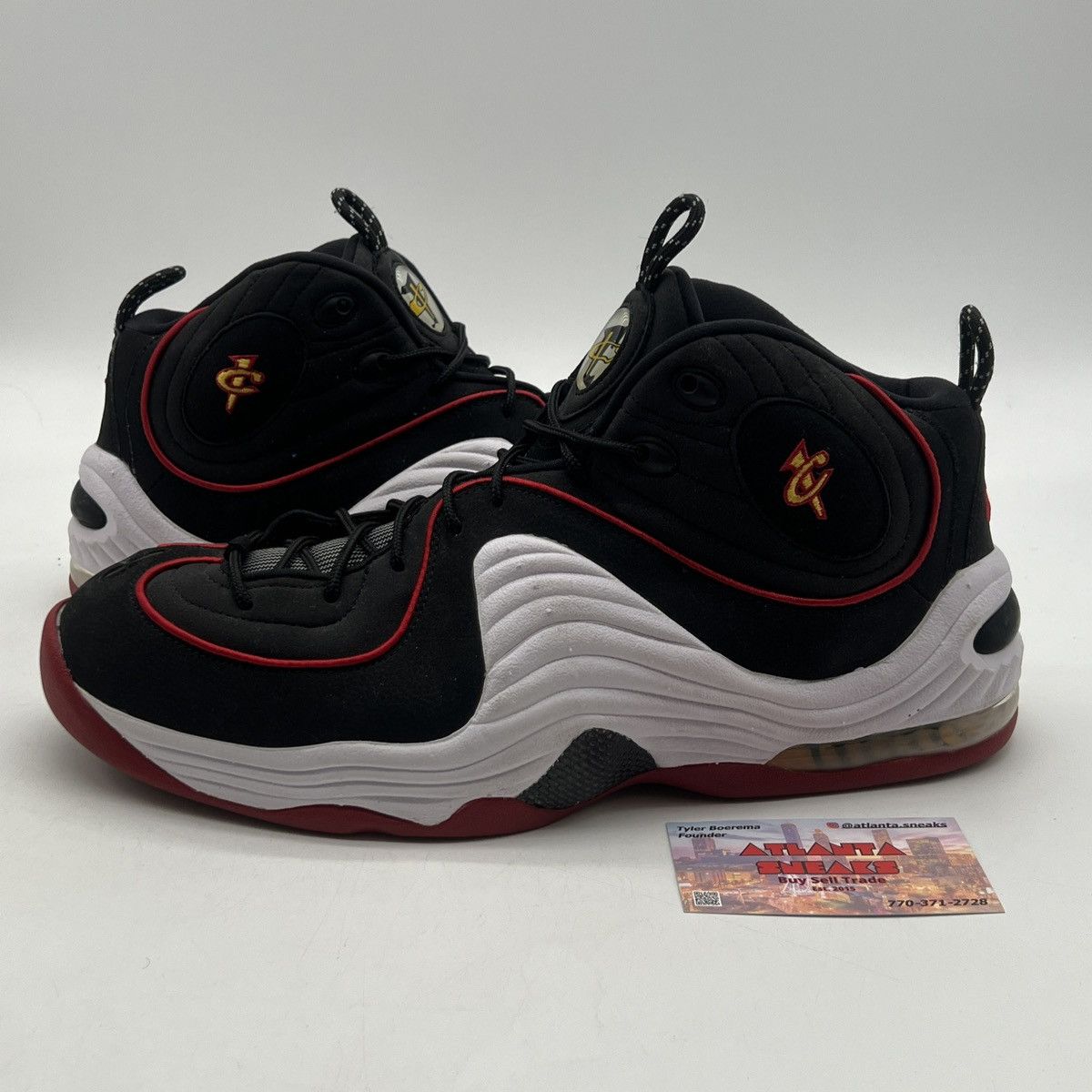 Nike Air Penny 2 Miami heat Size US 12.5 / EU 45-46 - 1 Thumbnail