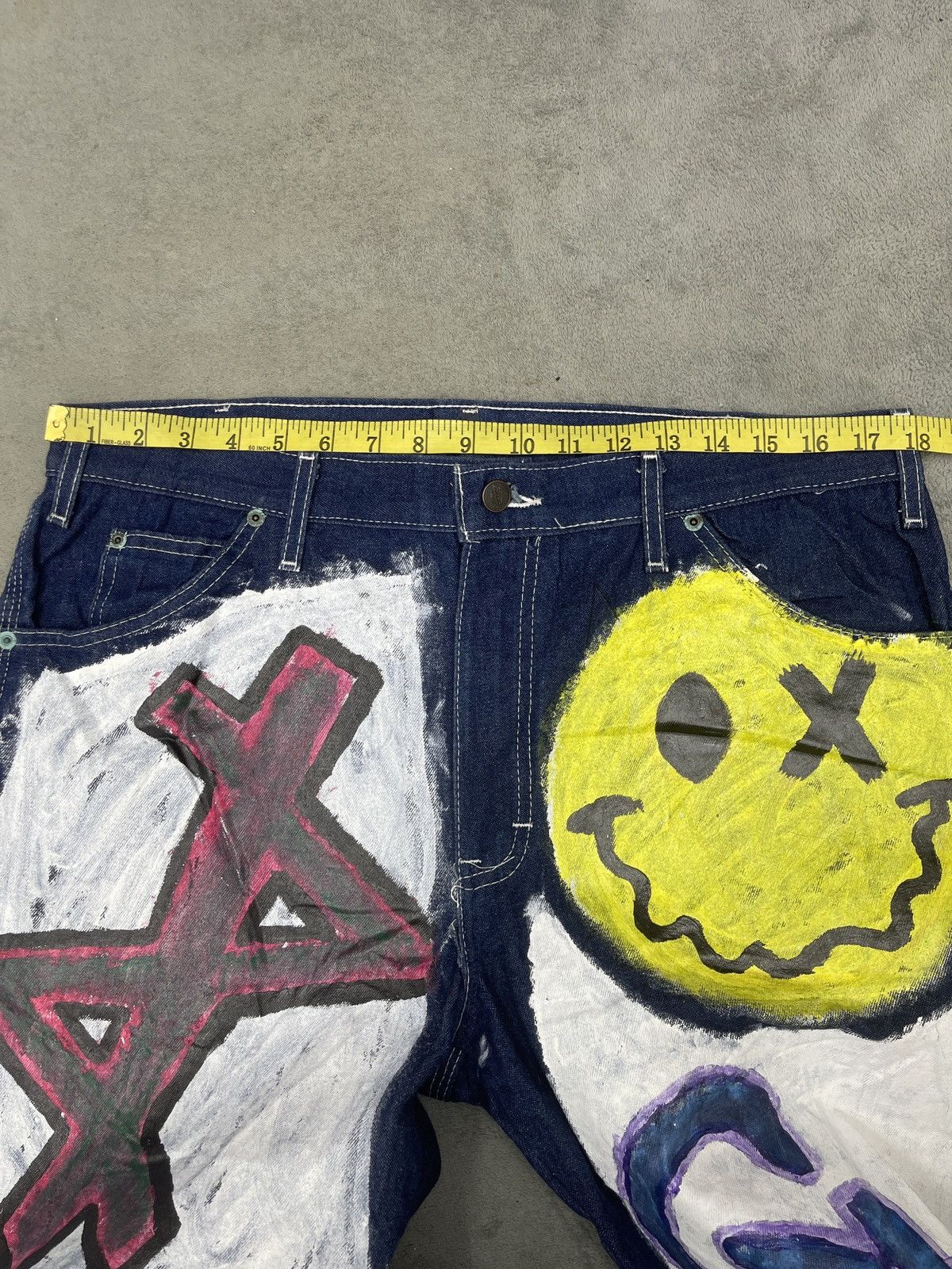 Art Comes First × Dickies STEALS💥DICKIES CARPENTER PAINTED DENIM Size US 36 / EU 52 - 8 Thumbnail
