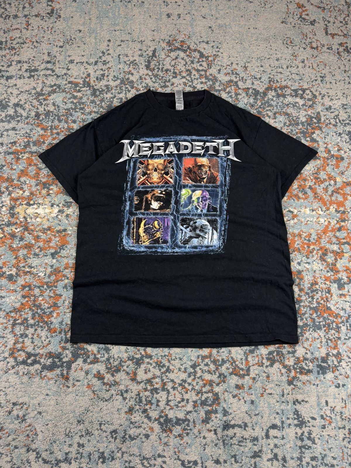 Band Tees Vintage y2k Megadeth album covers graphic band tee metal Size US M / EU 48-50 / 2 - 1 Thumbnail