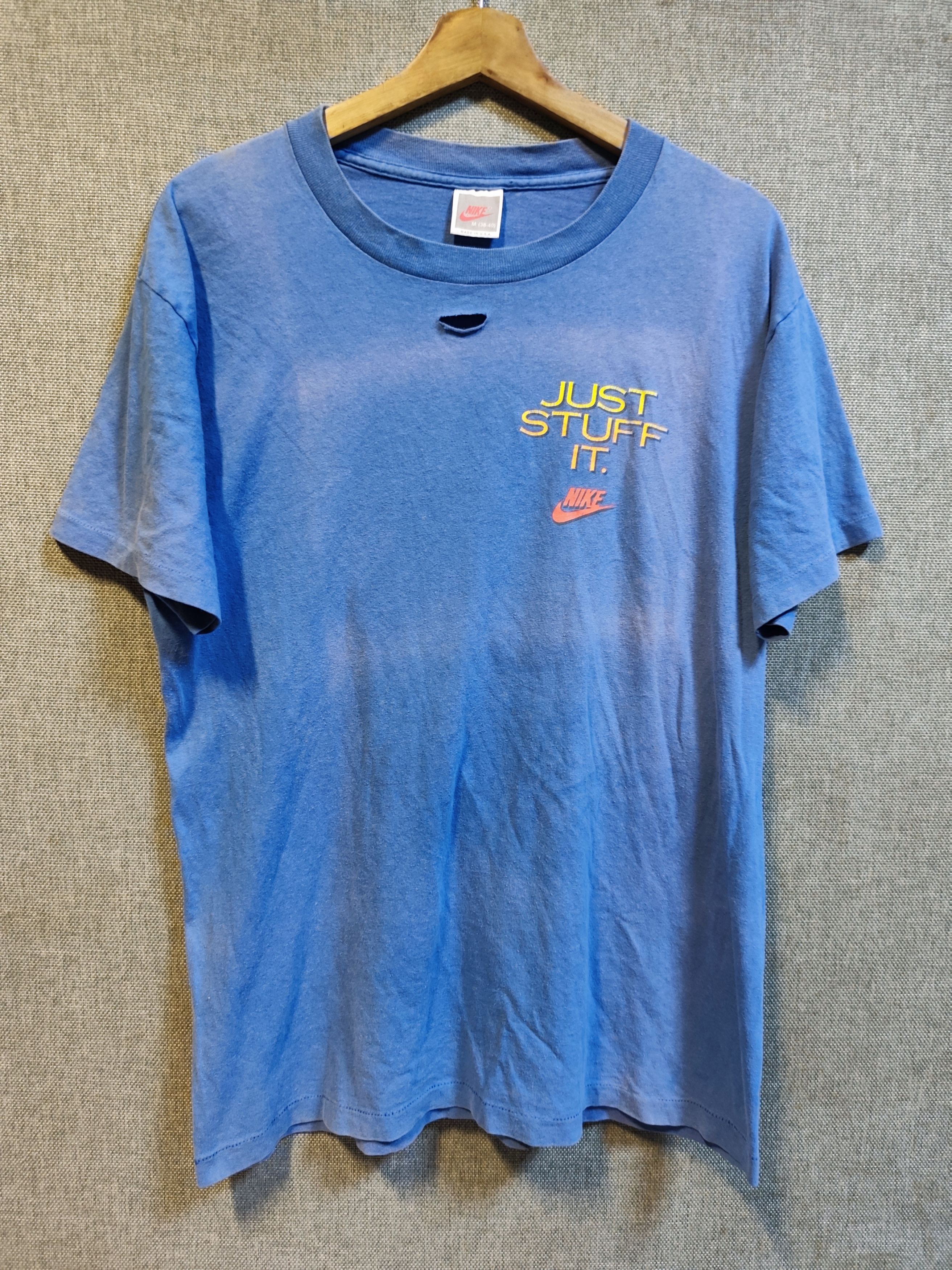 Nike vintage 90s t shirt nike air force sts distressed Size US M / EU 48-50 / 2 - 2 Thumbnail