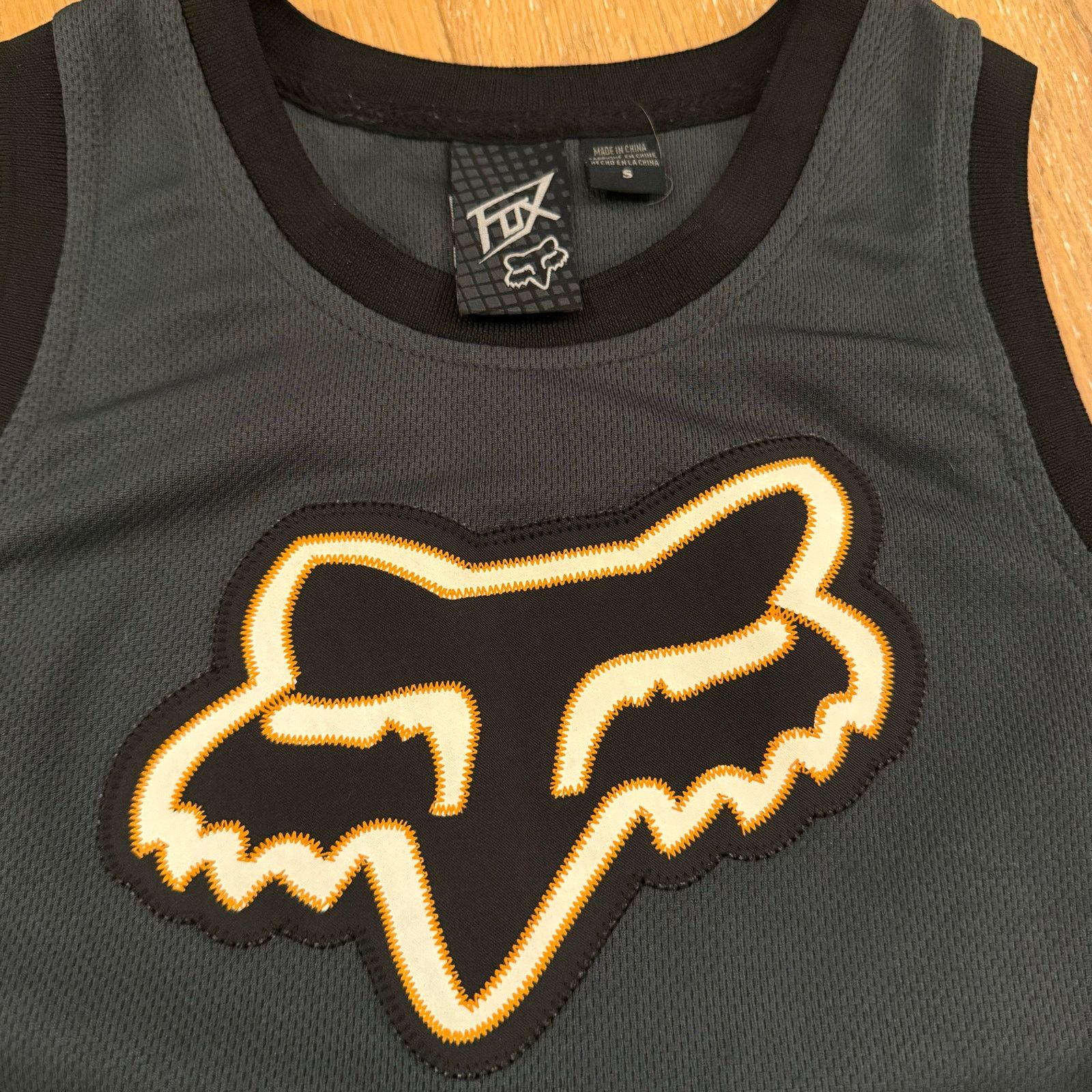 Fox Racing Fox Racing Jersey Tank Top –Orange, Grey, and Black – Size S Size US S / EU 44-46 / 1 - 3 Thumbnail