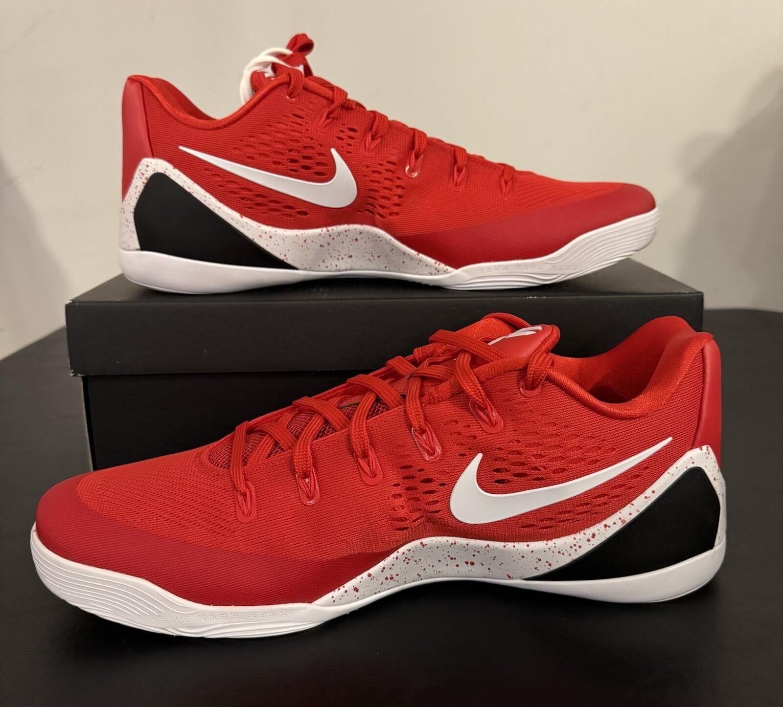 Nike Size 14 - Nike Kobe 9 EM Protro TB University Red Size US 14 / EU 47 - 3 Thumbnail
