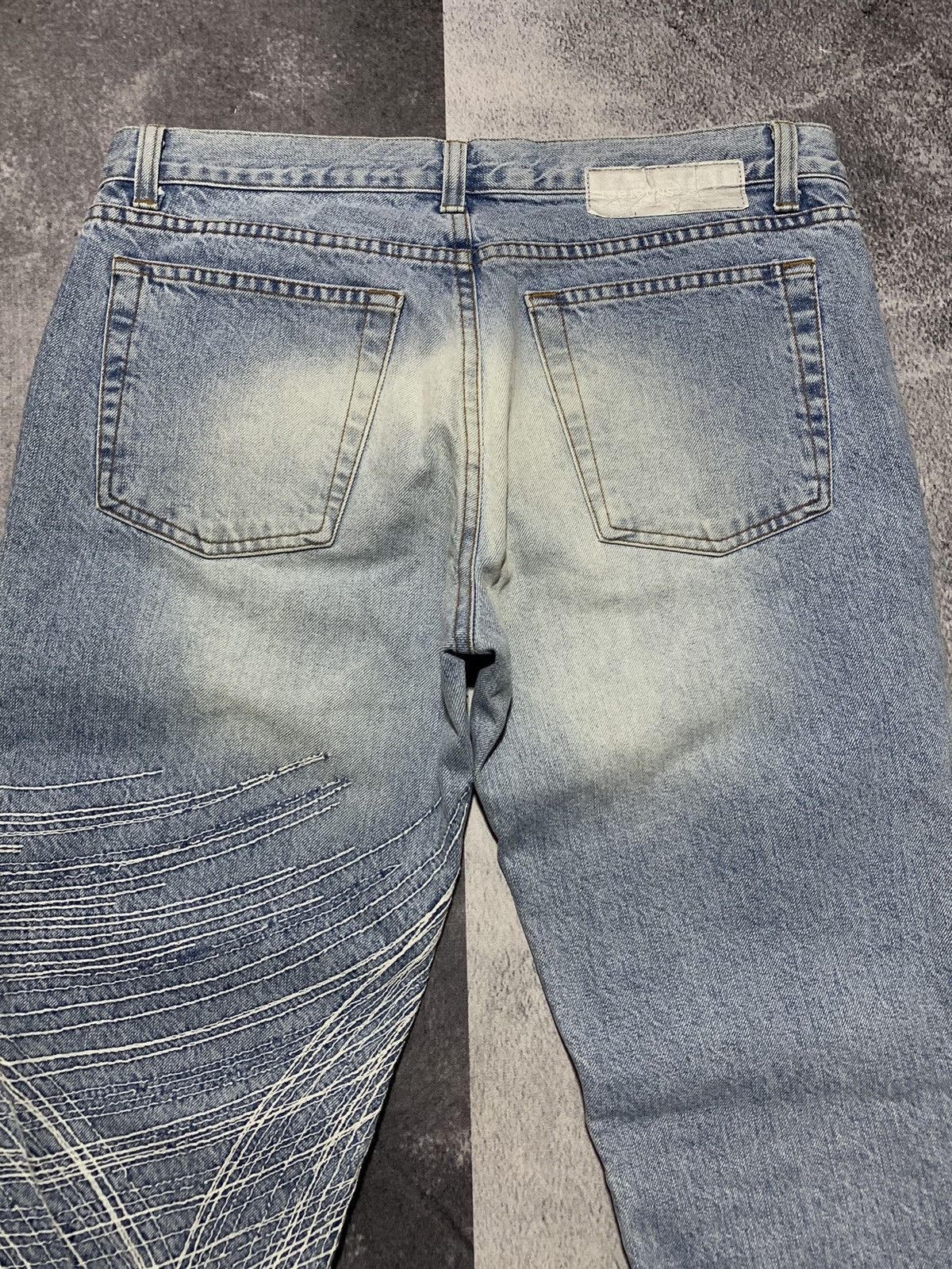 Iceberg Vintage Y2K Iceberg denim flared trousers streetwear size31 Size 31" - 3 Thumbnail