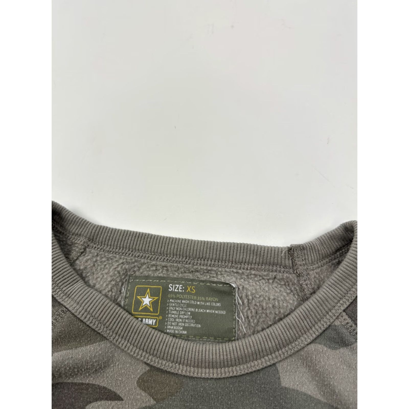Logo 7 US Army Sweatshirt Mens XS Green Camouflage Crewneck Pullover Military Logo Camo Size US XS / EU 42 / 0 - 6 Thumbnail