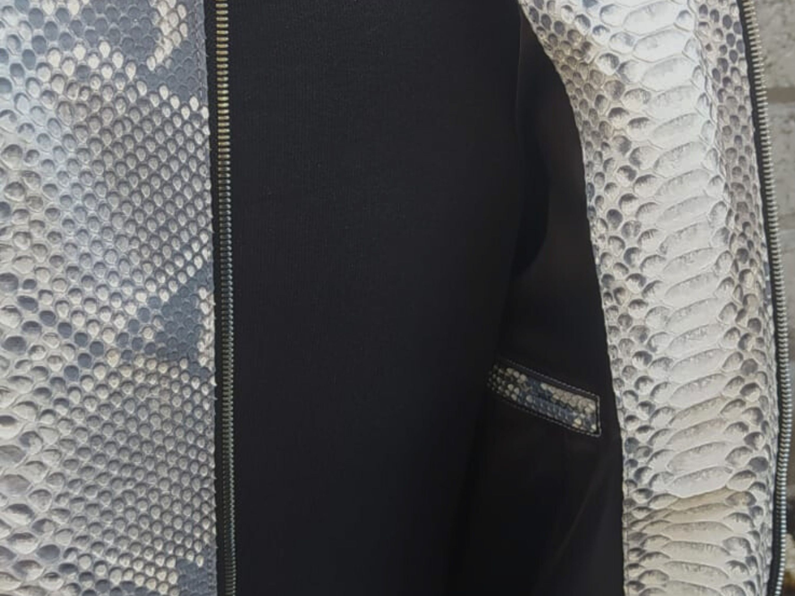 Other Trendy Snakeskin Cowboy Jacket with a Touch of Suede Size US XL / EU 56 / 4 - 9 Thumbnail