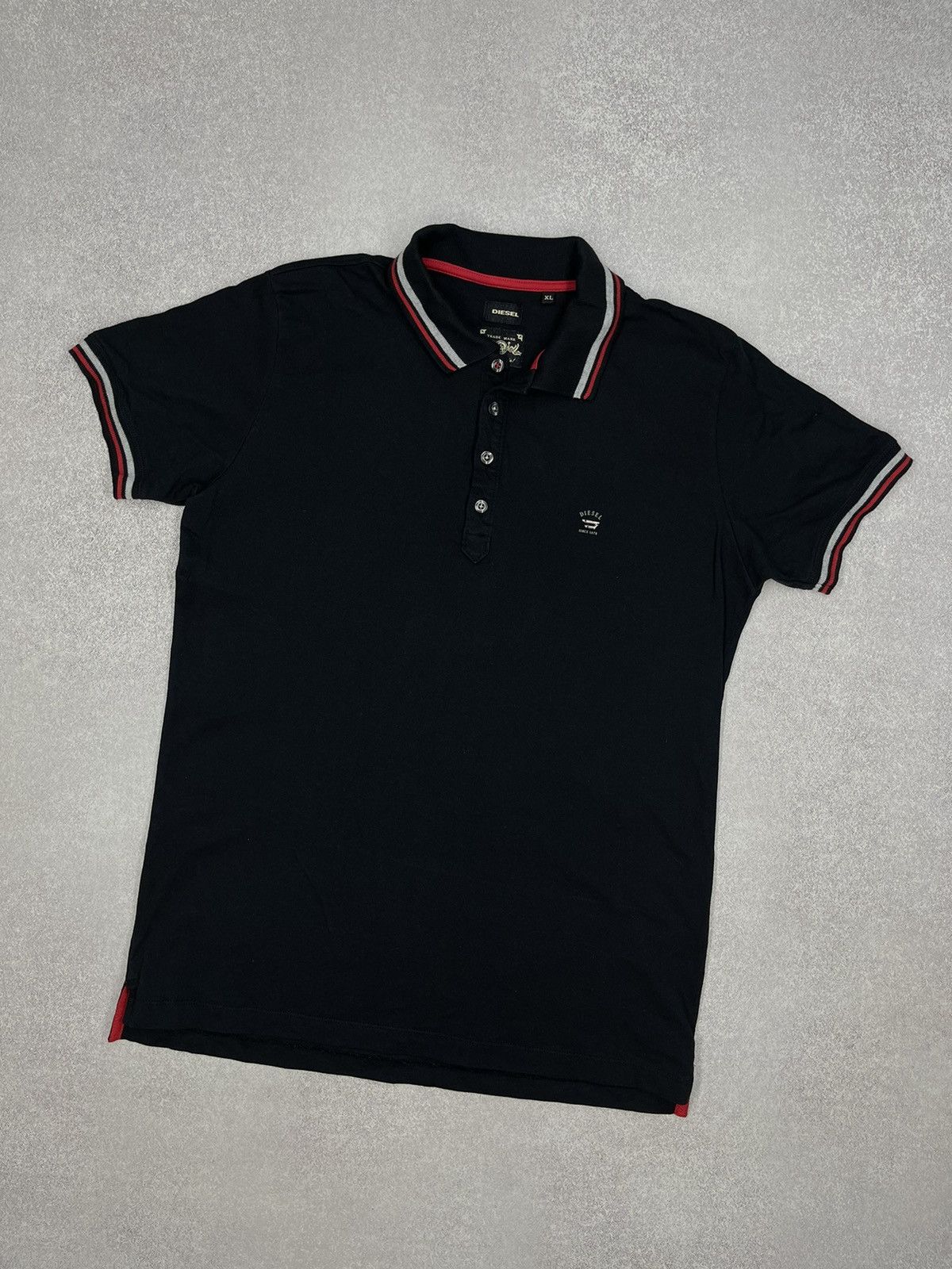 Diesel Mens Polo Diesel Black Size L Size US L / EU 52-54 / 3 - 1 Thumbnail