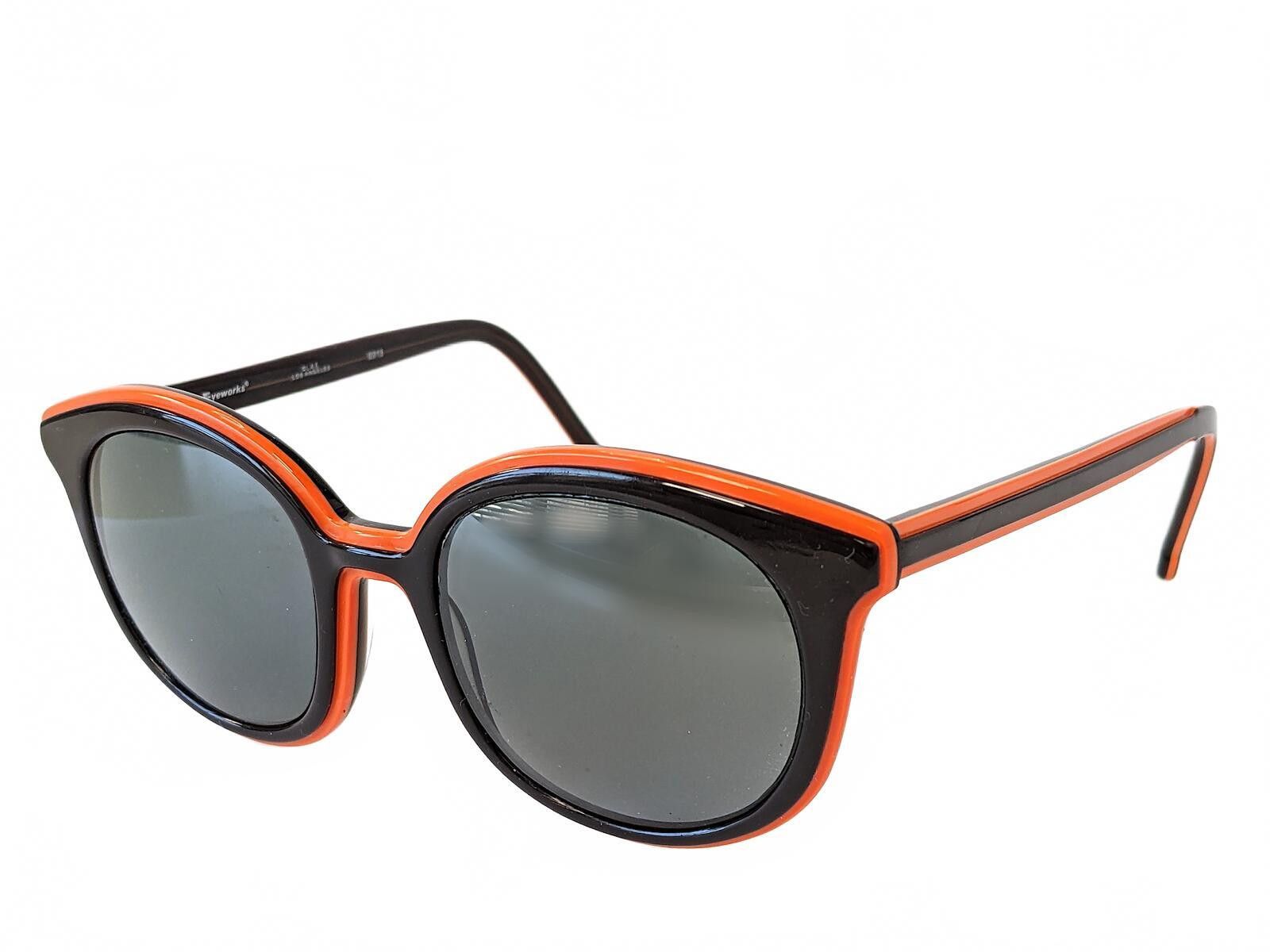 l.a.Eyeworks L.A.Eyeworks Sippy Cup 782 Eyeglasses Japan Orange Round Size ONE SIZE - 5 Thumbnail