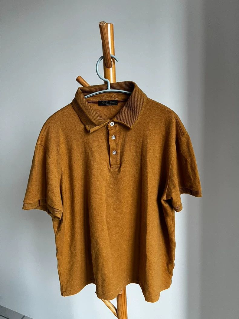 Loro Piana Loro Piana Cashmere Short Sleeve Polo Size US XL / EU 56 / 4 - 1 Thumbnail