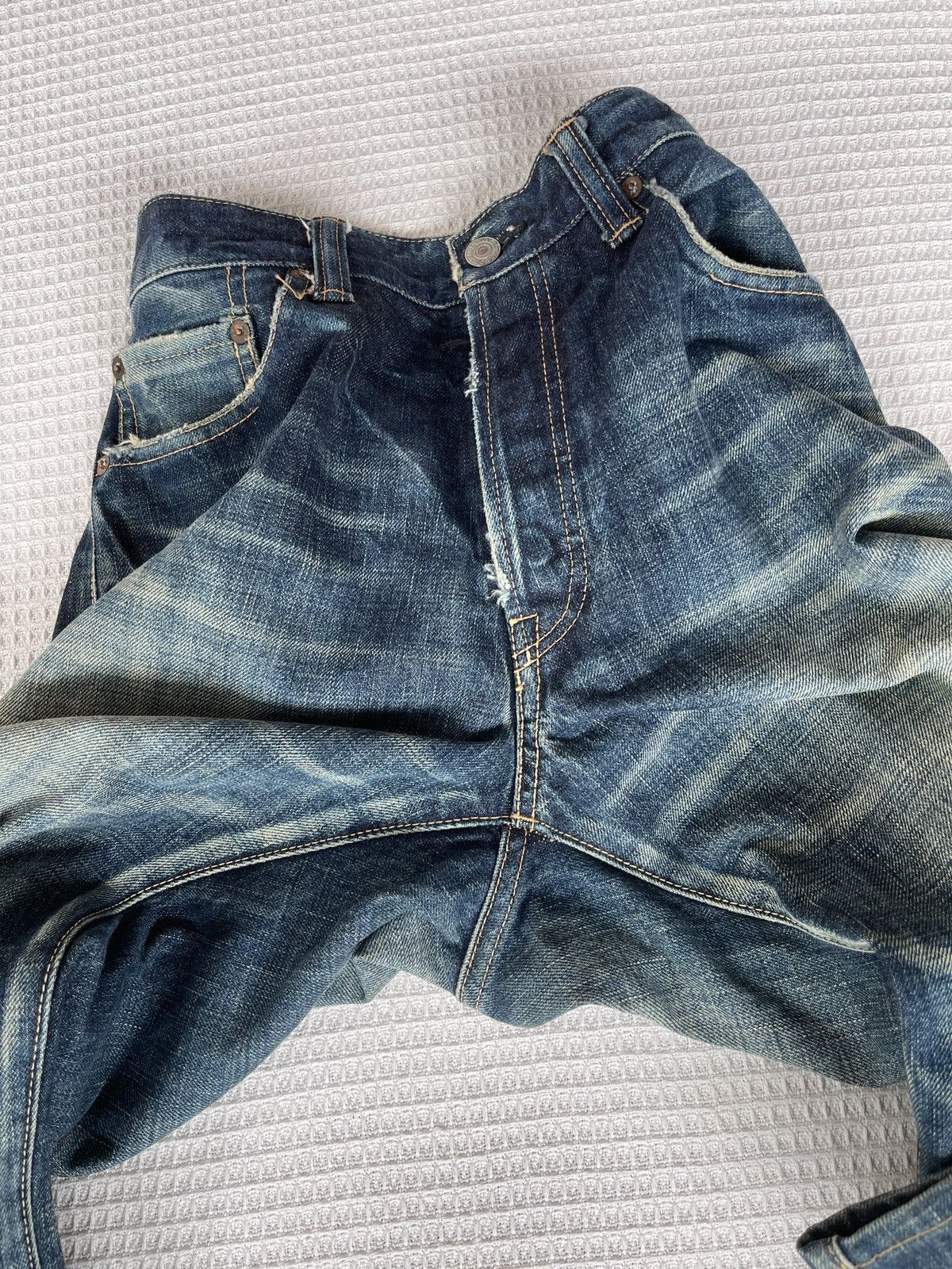 Eternal Last Drop🔥Rare🔥Vintage ETERNAL JAPAN Selvedge Denim Jeans Size US 31 - 19 Thumbnail