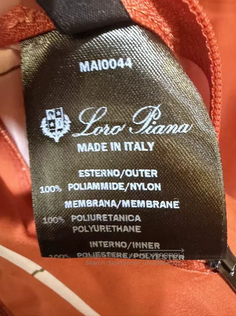 Loro Piana Loro Piana Orange Windproof Waterproof Jacket Size XXL / US 16-18 / IT 52-54 - 6 Thumbnail