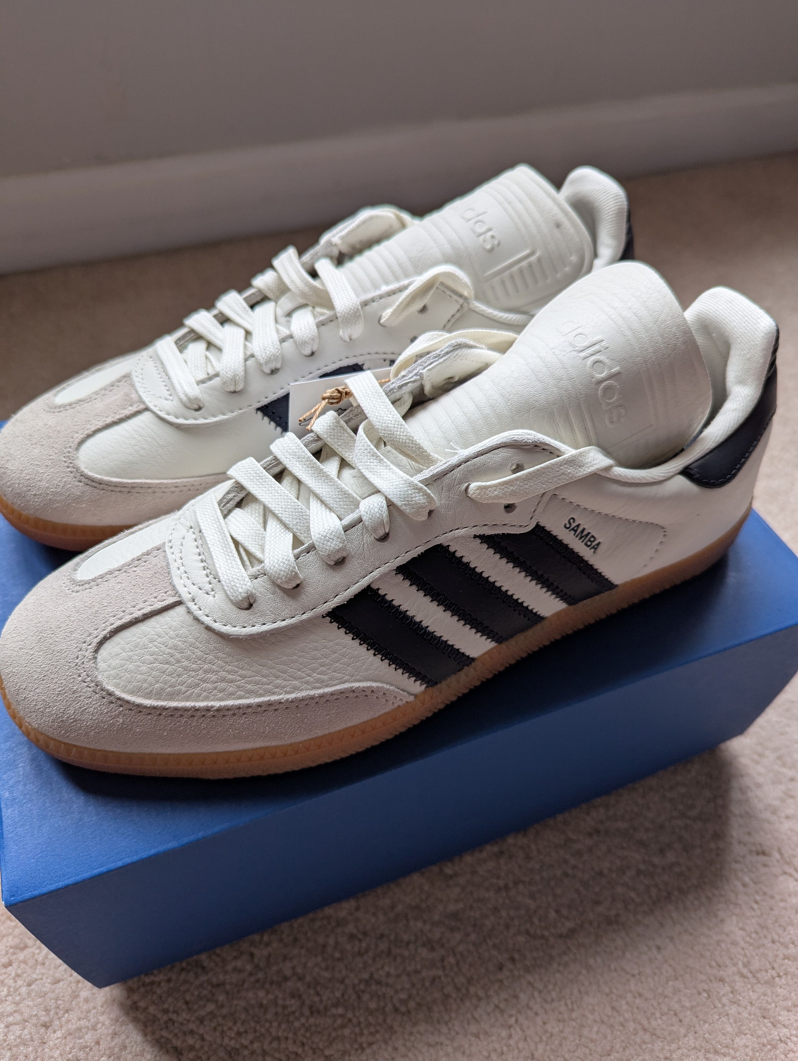 Adidas Pharrell x Samba Human Race 'Cloud White' | Grailed