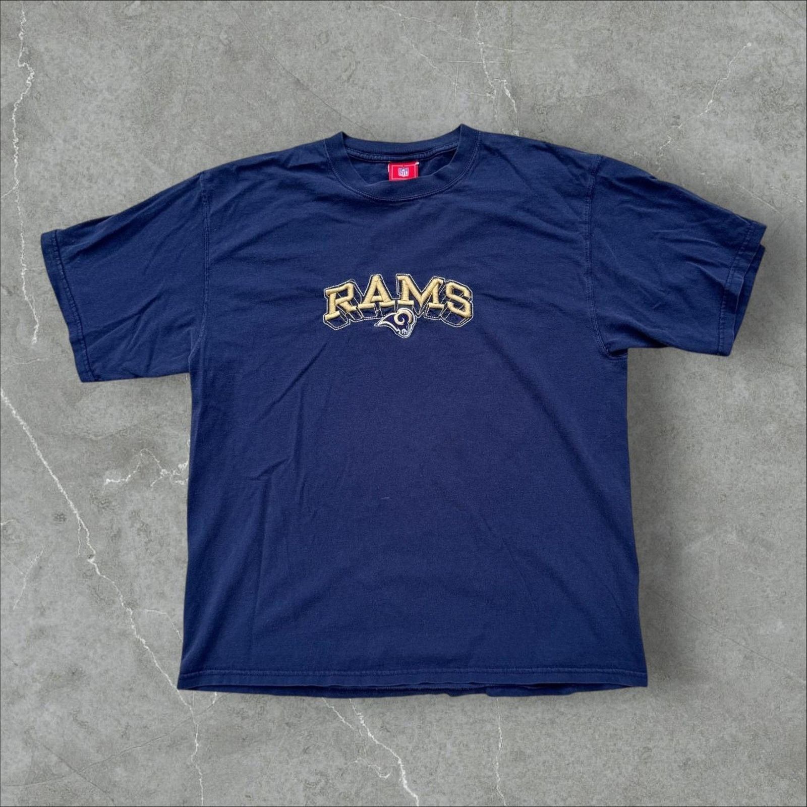 NFL Vintage Rams NFL Tee Embroidered Size US XL / EU 56 / 4 - 1 Thumbnail